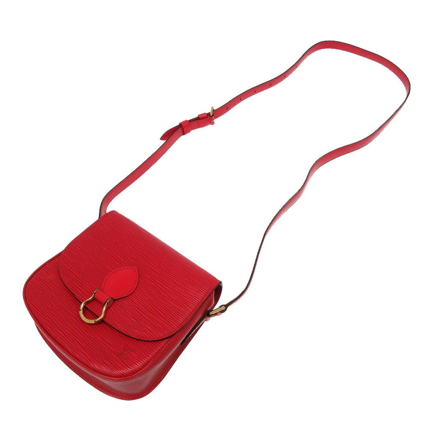 Louis Vuitton Epi Mini Saint-Cloud Castilian Red M52217 Shoulder Bag