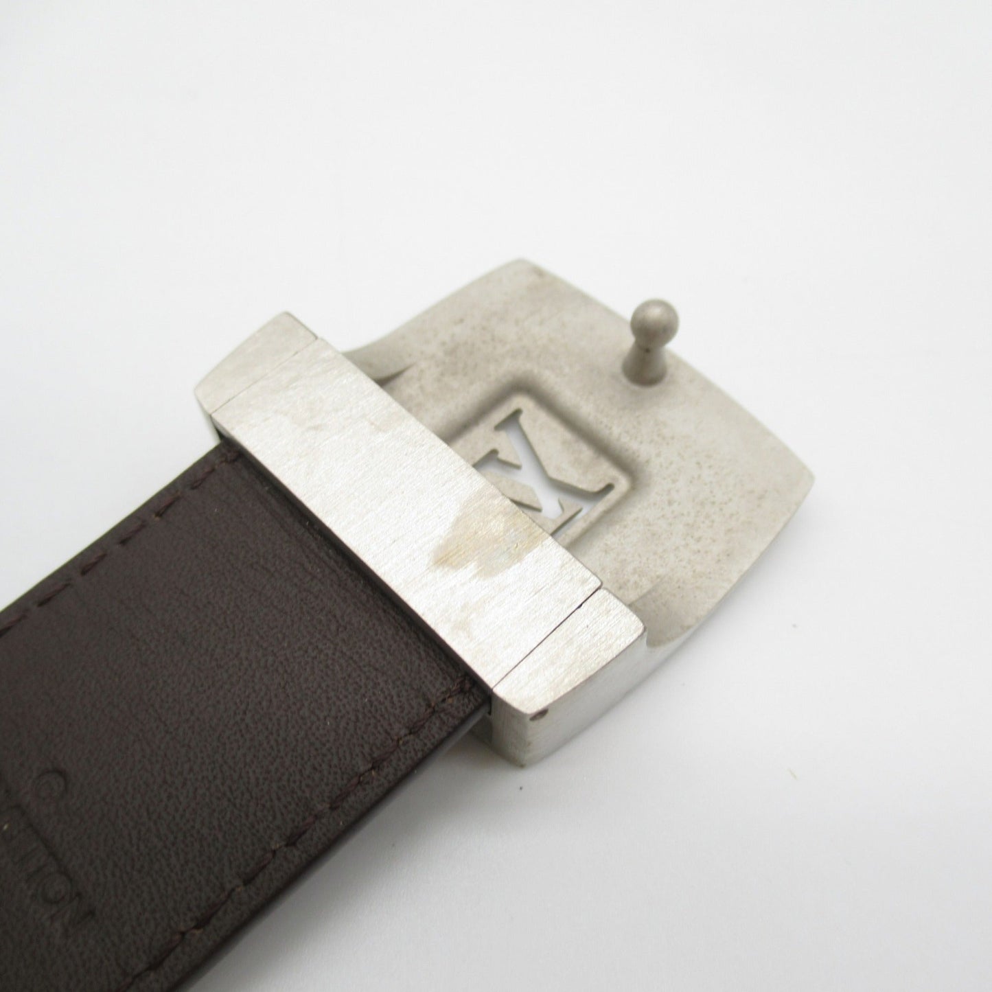 LOUIS VUITTON Ceinture 33.5" Brown Monogram PVC coated canvas M6887V