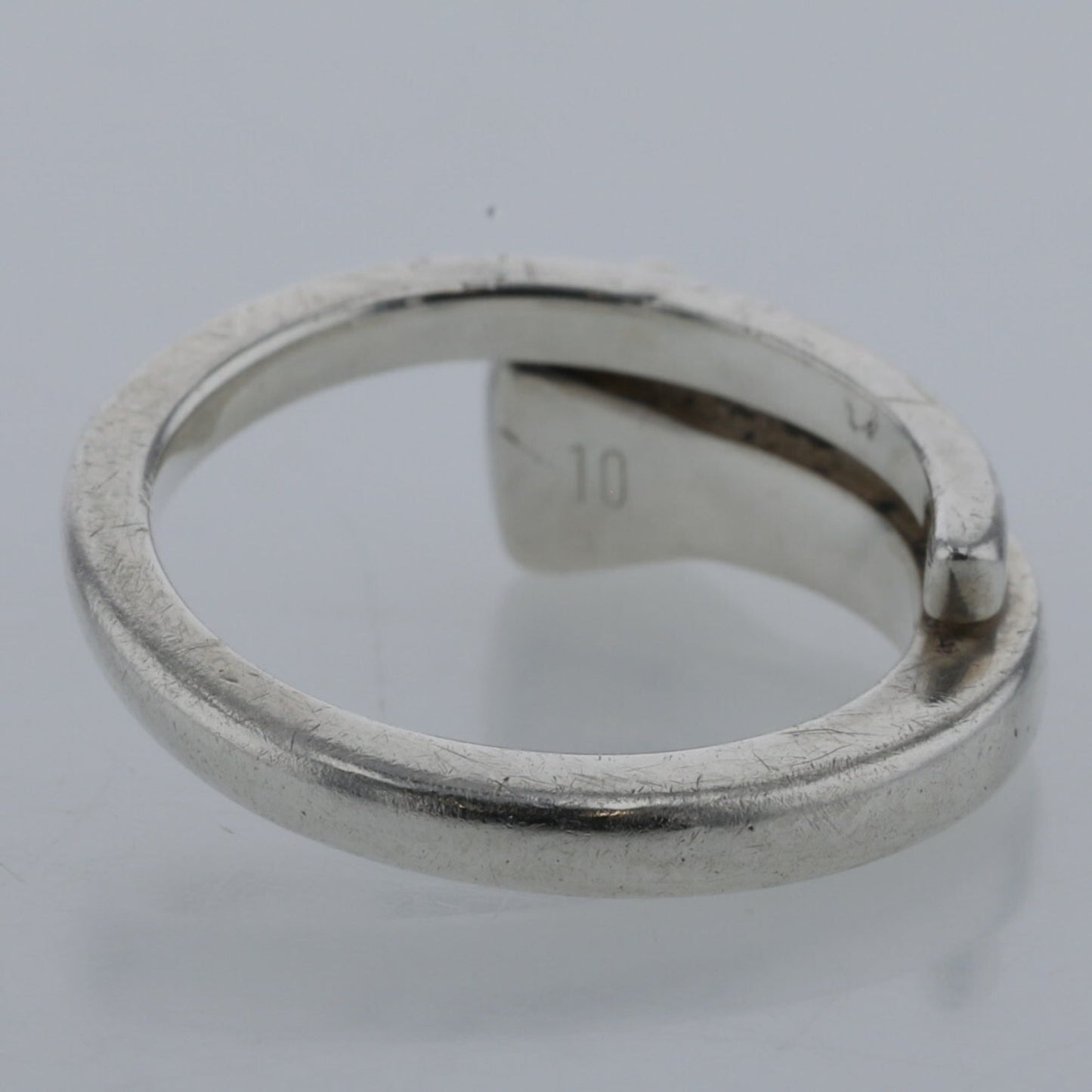 Gucci Ring / Nail Motif Spiral Silver 925 No. 10 Ladies GUCCI