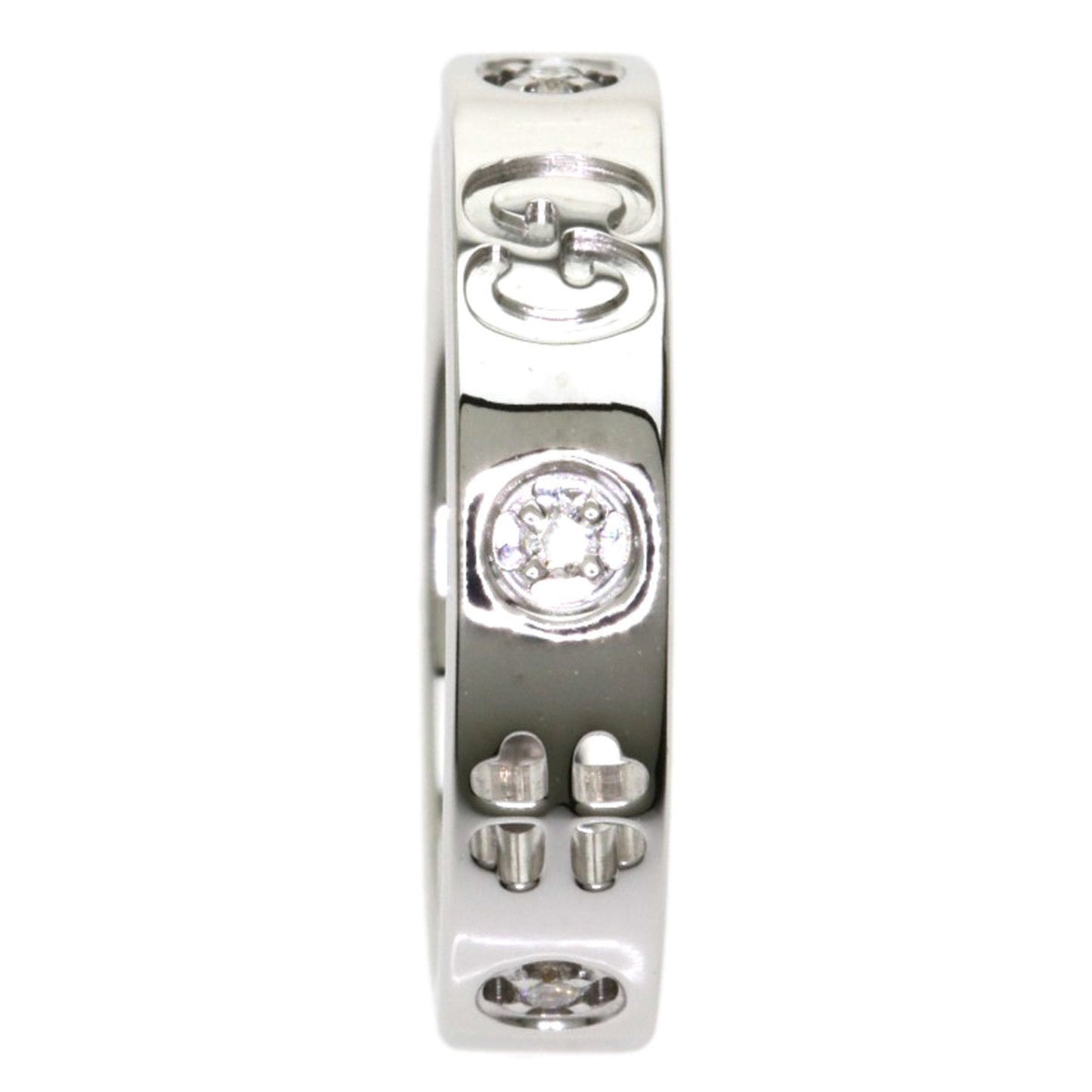 Gucci Icon Amor Forever Diamond Ring / K18 White Gold Ladies GUCCI