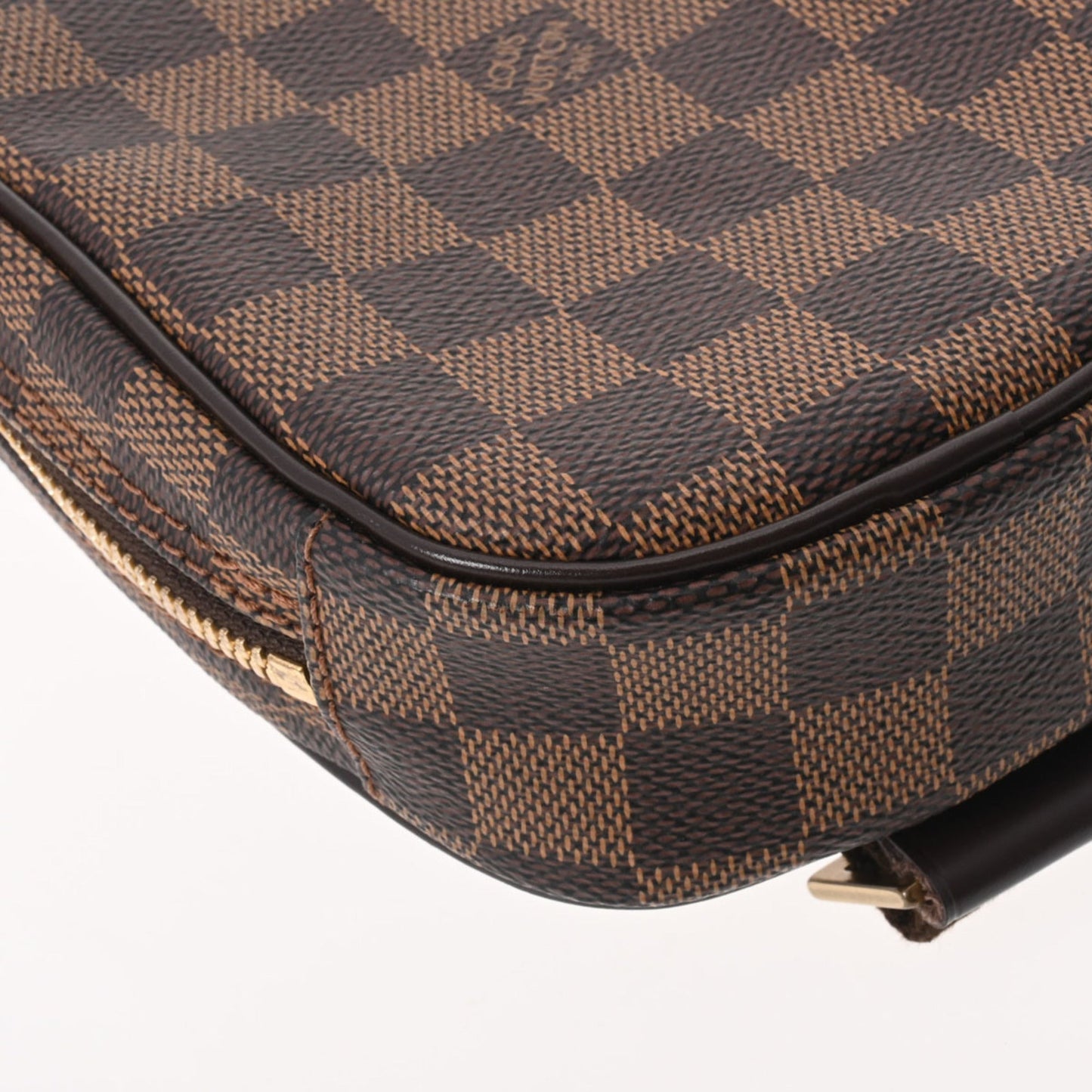 LOUIS VUITTON Damier Pochette Ganju SP Order Brown N48048 Women's Canvas Body Bag
