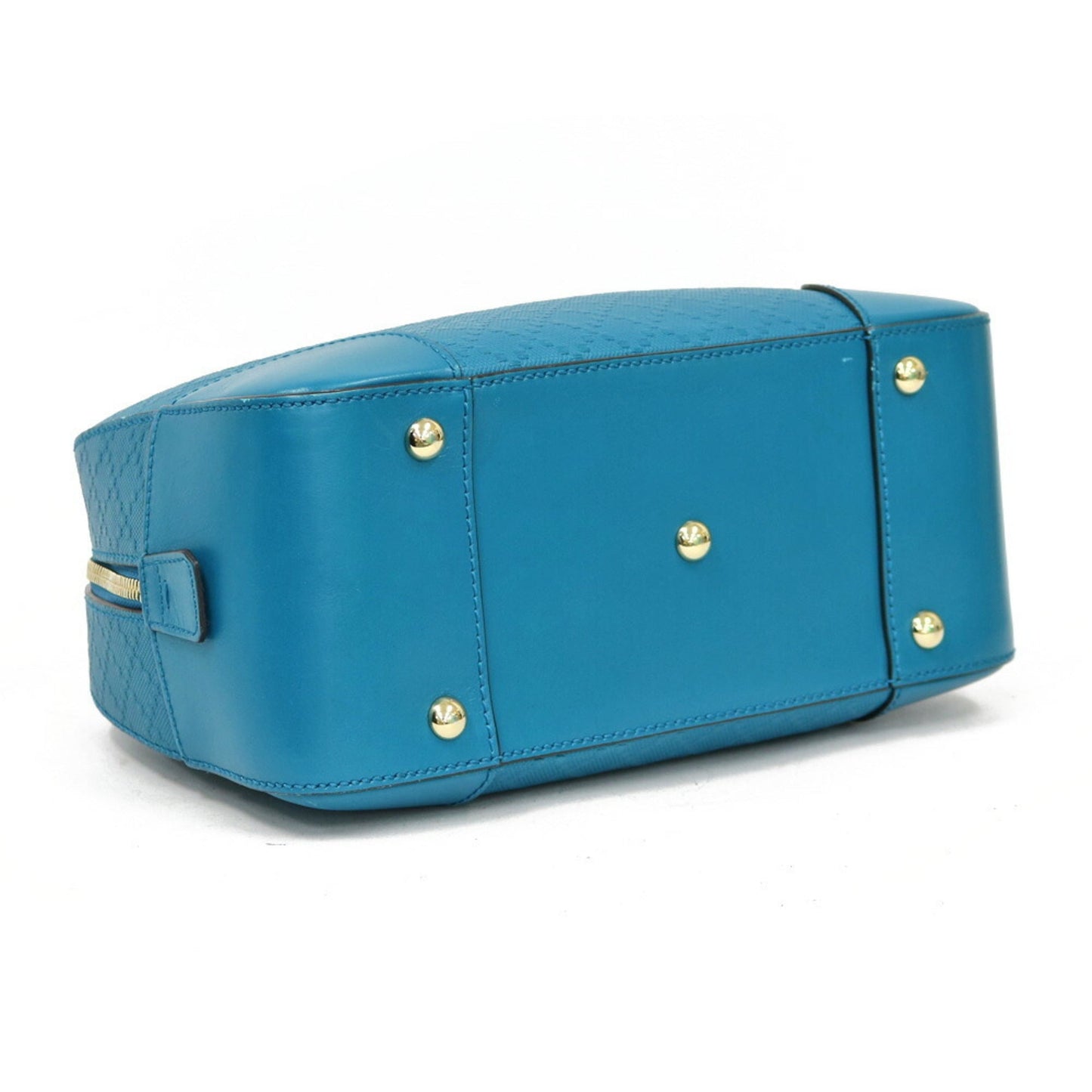 Gucci Shoulder Bag Bright Diamante Handbag Blue Ladies