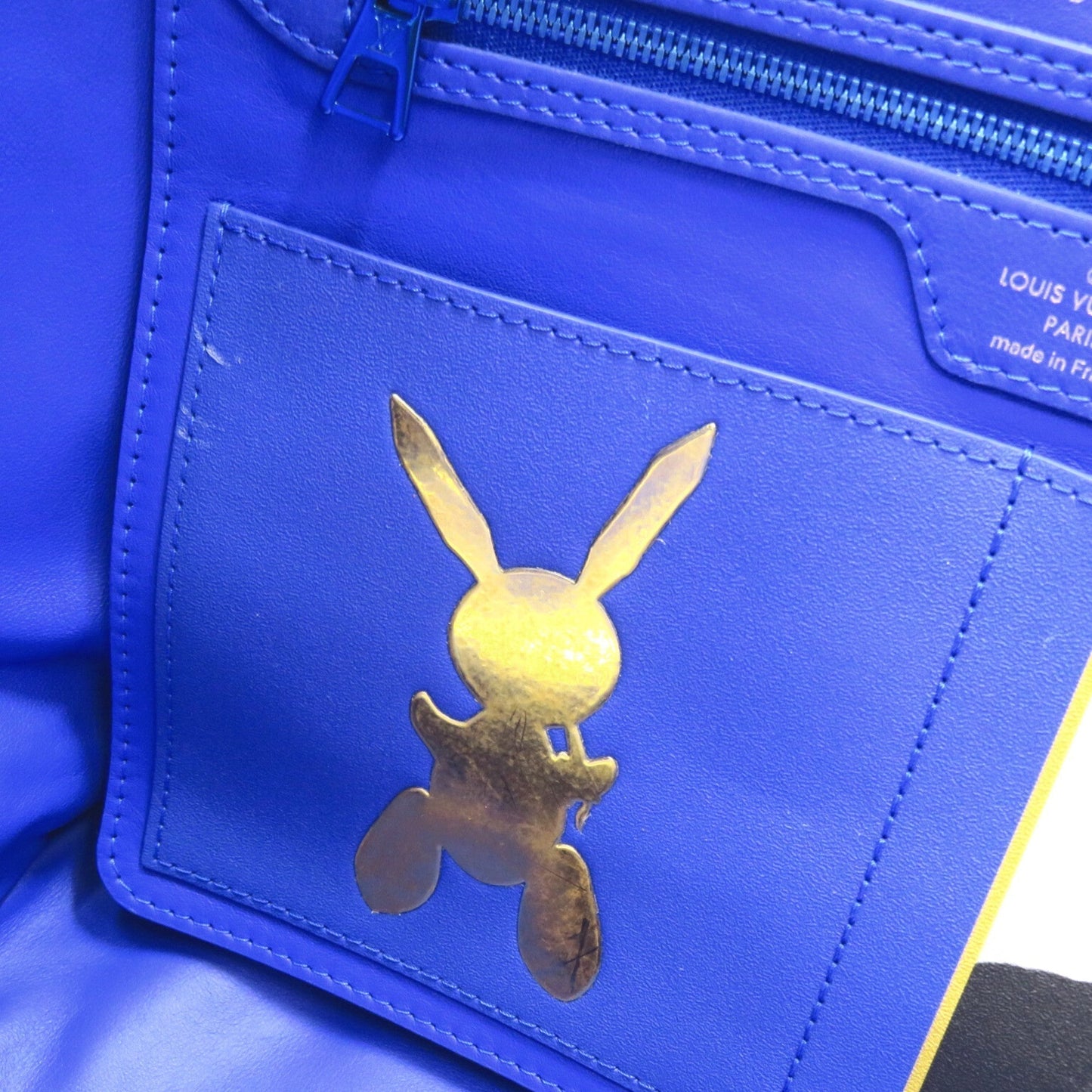 LOUIS VUITTON Gauguin Neverfull MM Blue Masters collection PVC coated canvas