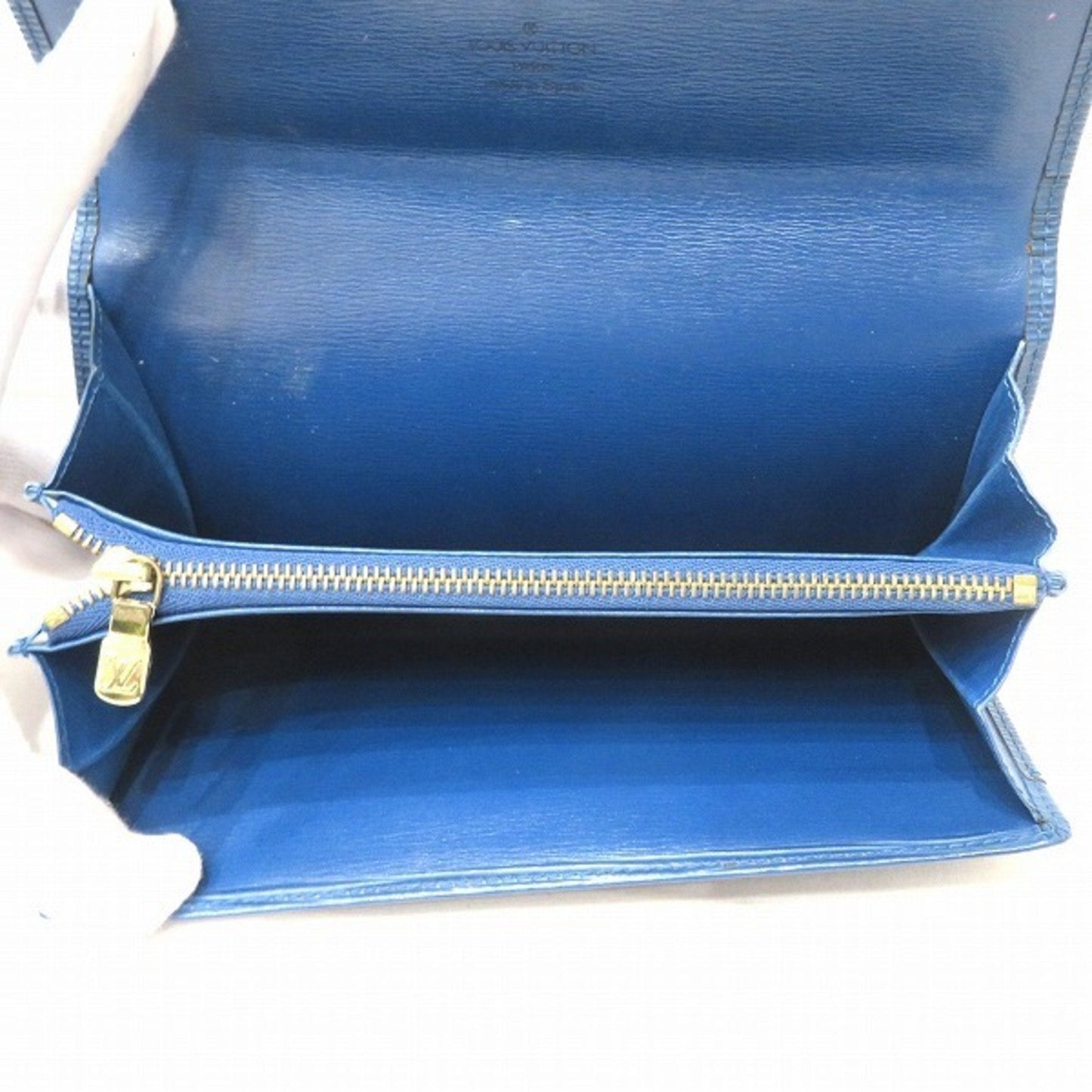 LOUIS VUITTON Epi Pochette Porto Mone Credit M63565 Long Wallet Bifold Unisex