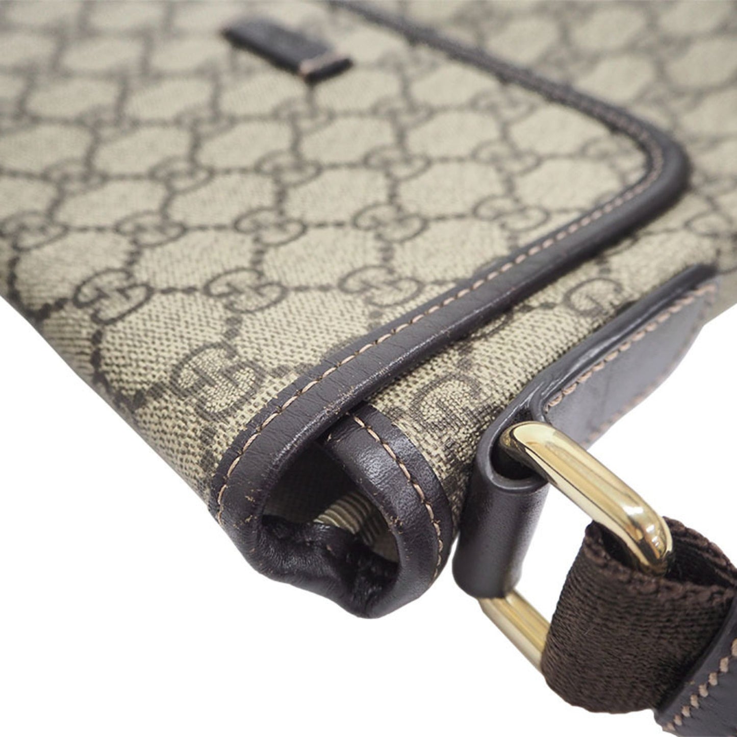 Gucci GG Supreme Shoulder Bag 223666 Beige