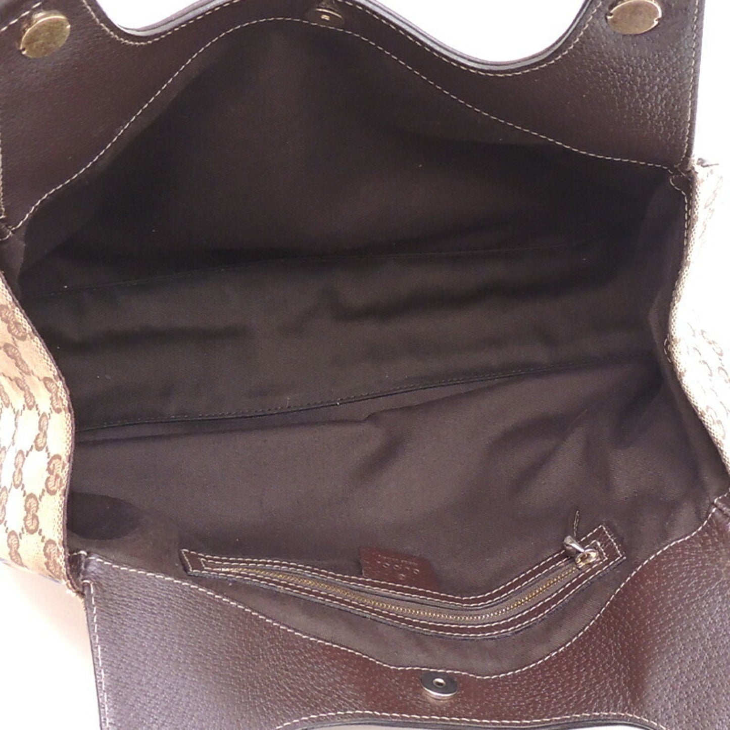 Gucci GG Canvas Women's Shoulder Bag 154981 Beige/Brown