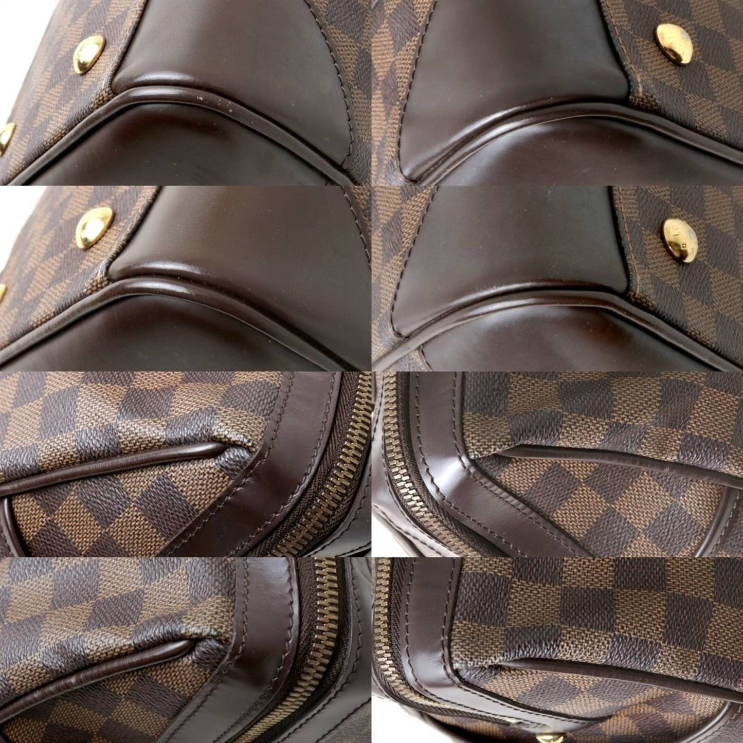 LOUIS VUITTON Berkeley Handbag Plate Damier Ebene N52000