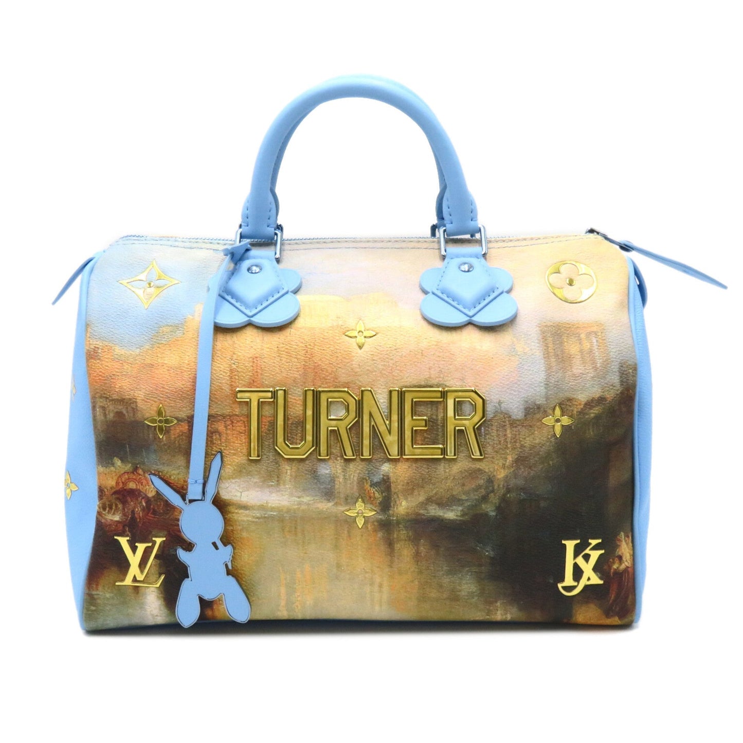 LOUIS VUITTON Blue Mulch color Masters collection PVC coated canvas M43306