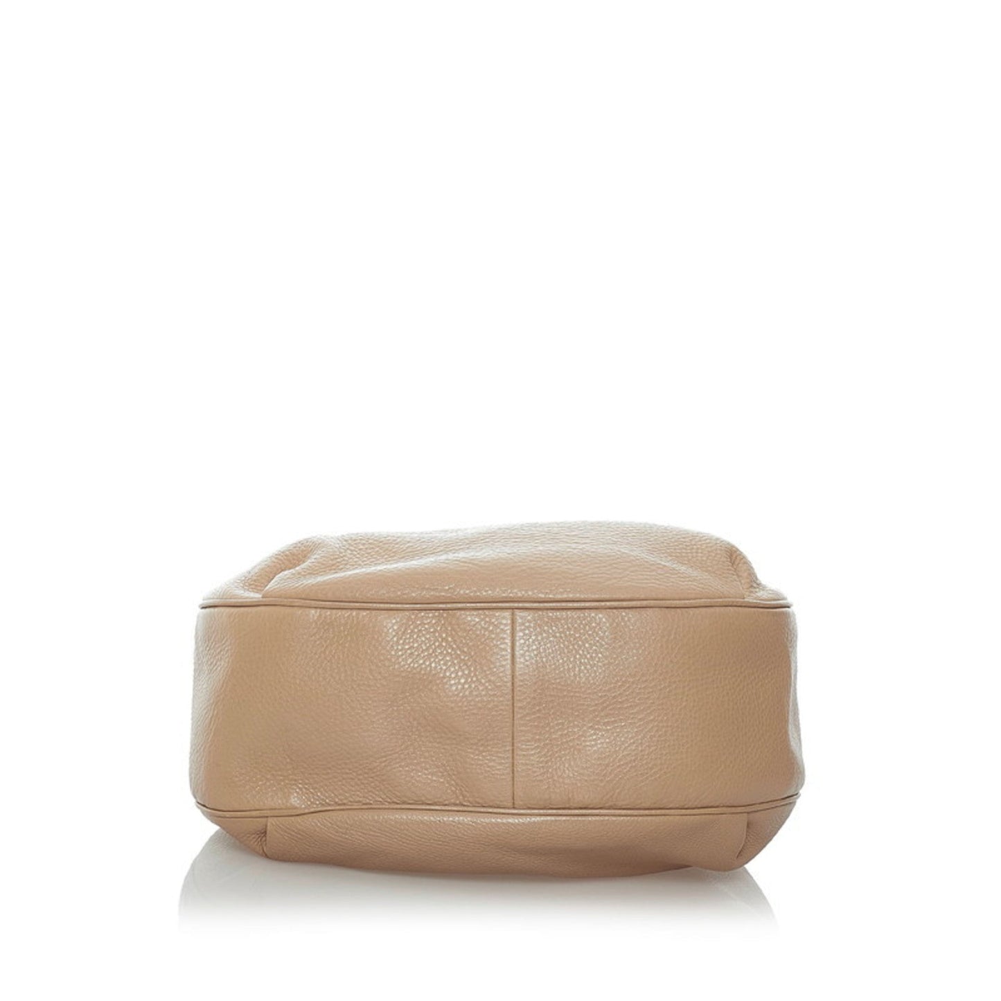 Gucci Horsebit Handbag Shoulder Bag 296851 Beige Leather Ladies