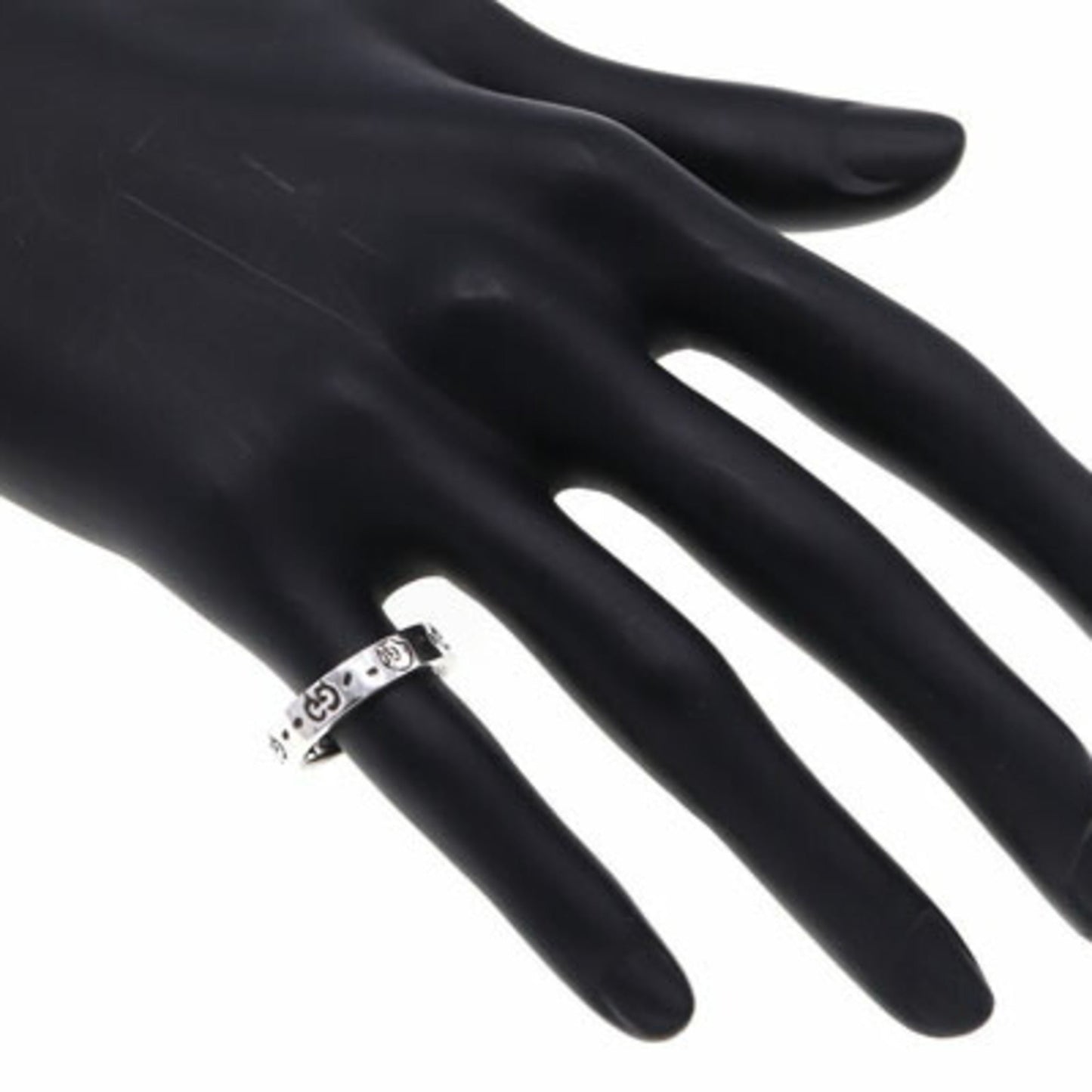 Gucci Ring Ghost 477339 SV Sterling Silver 925 No. 7.5 Ladies GUCCI