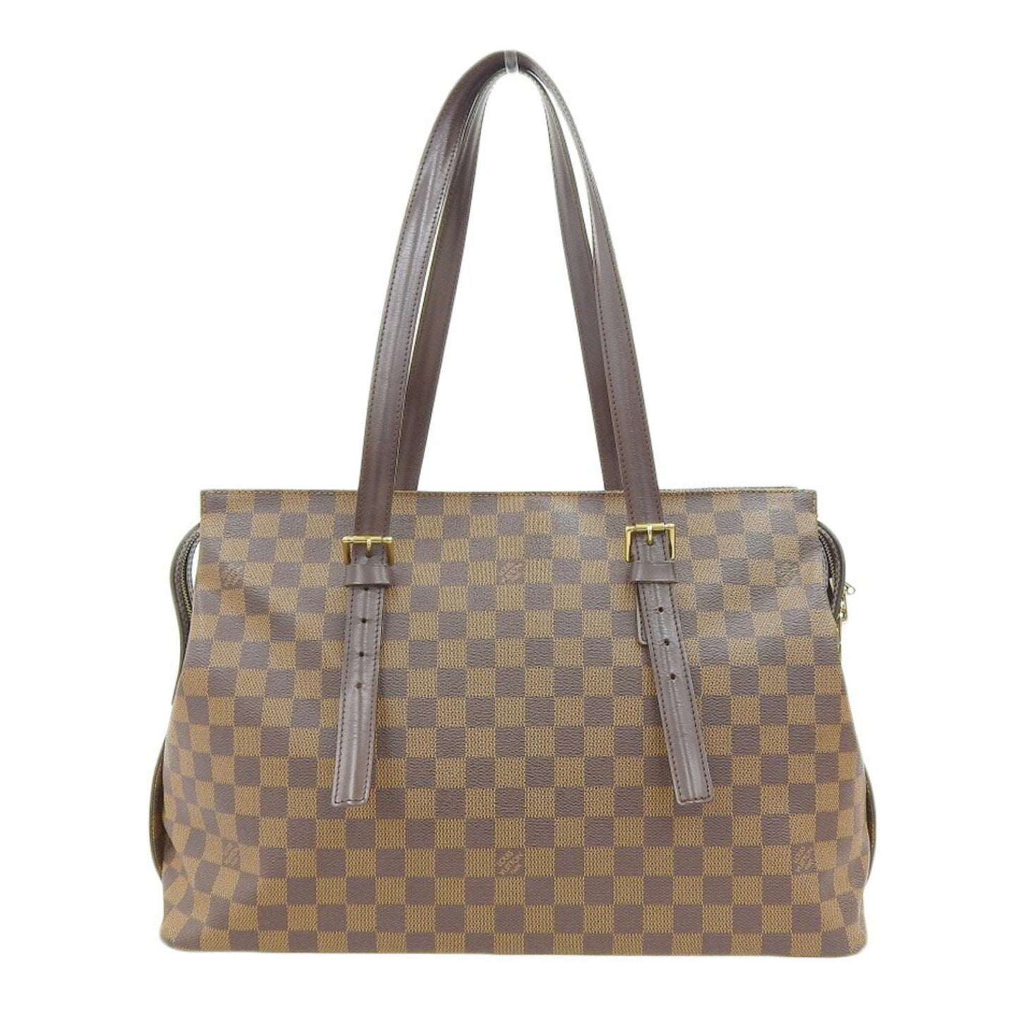 Louis Vuitton Damier Chelsea Tote Bag Shoulder Ebene N51119
