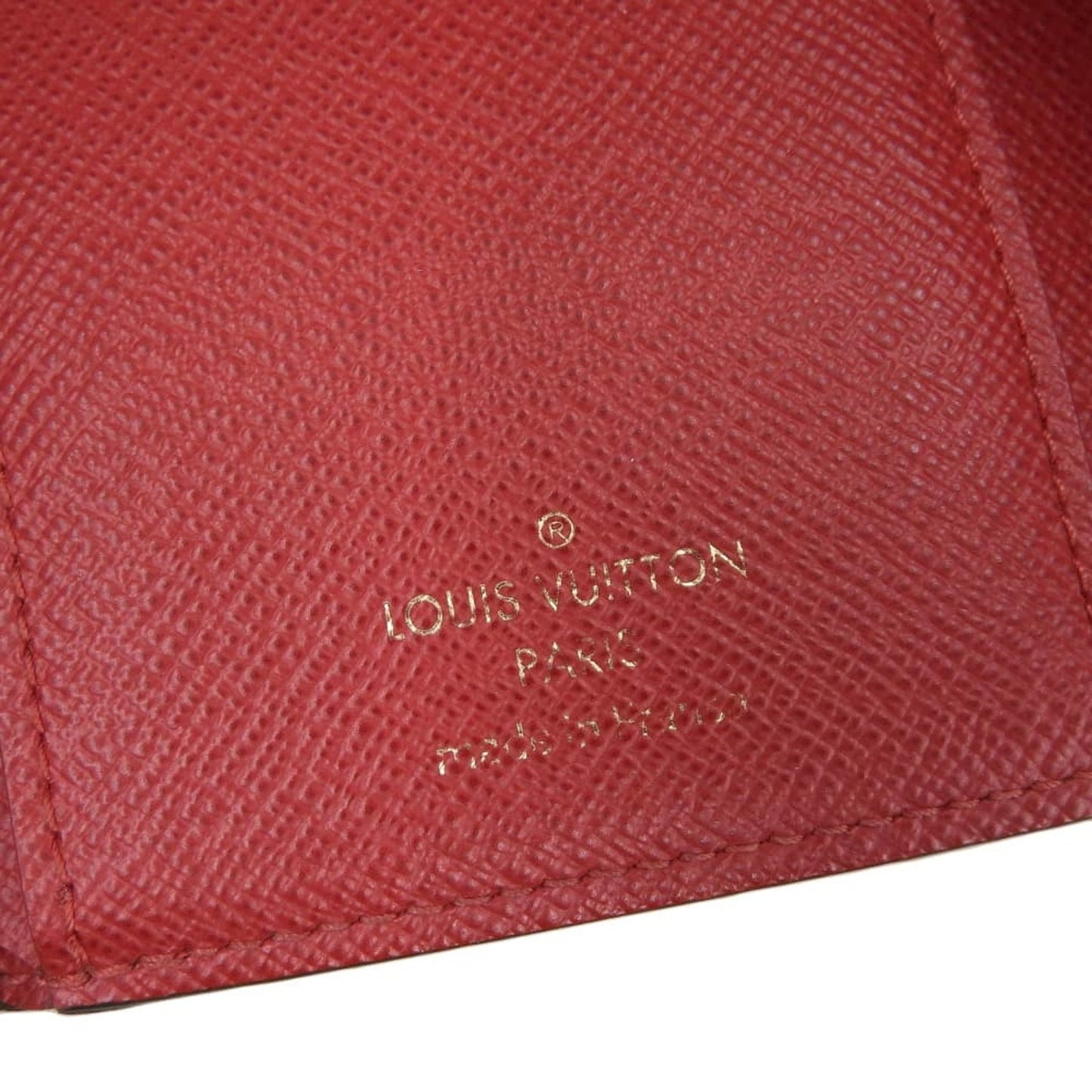 LOUIS VUITTON Damier Portefeuille Victorine Trifold Wallet Ebene N41659