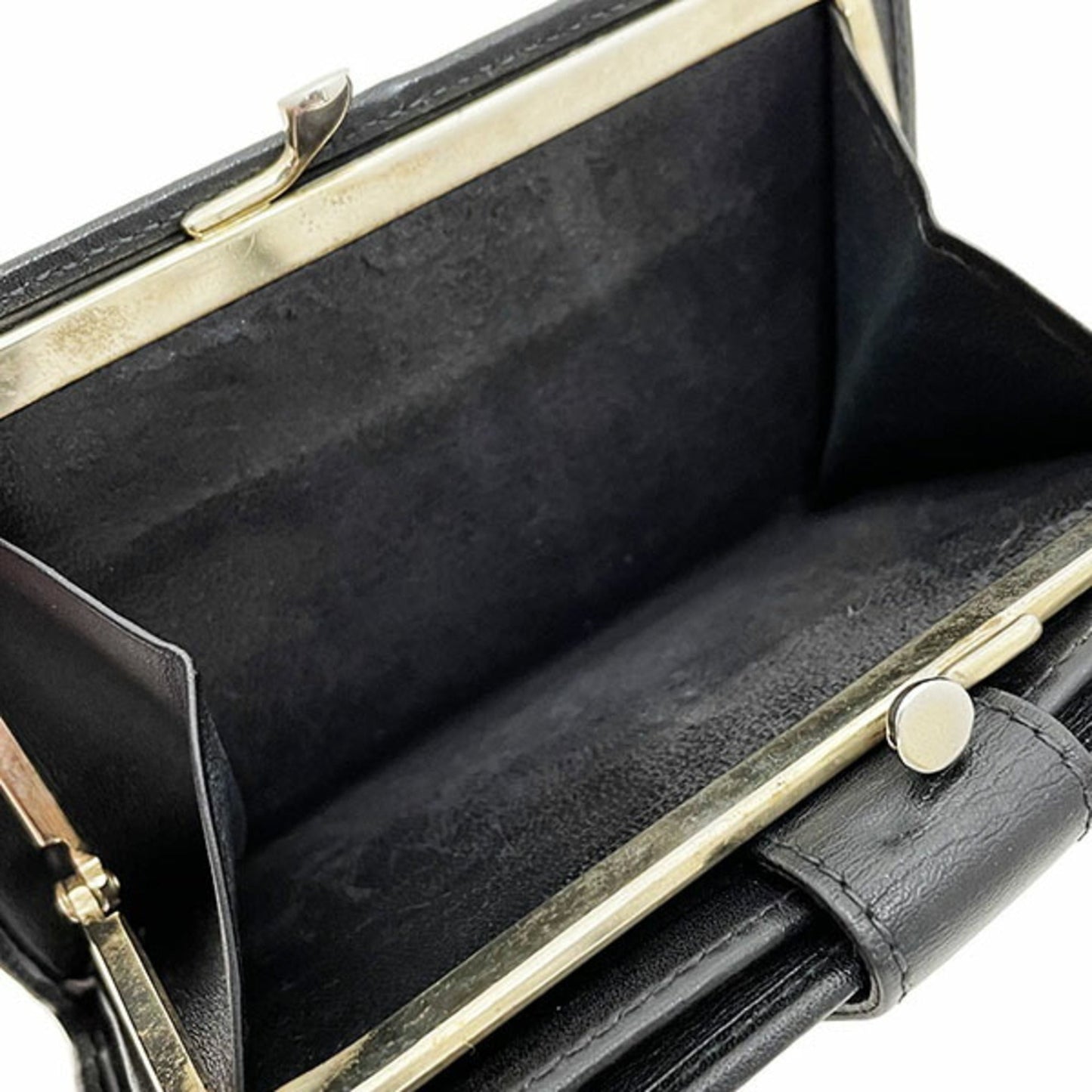 Gucci Purse Old Leather Black 035 327 GUCCI Bi-Fold
