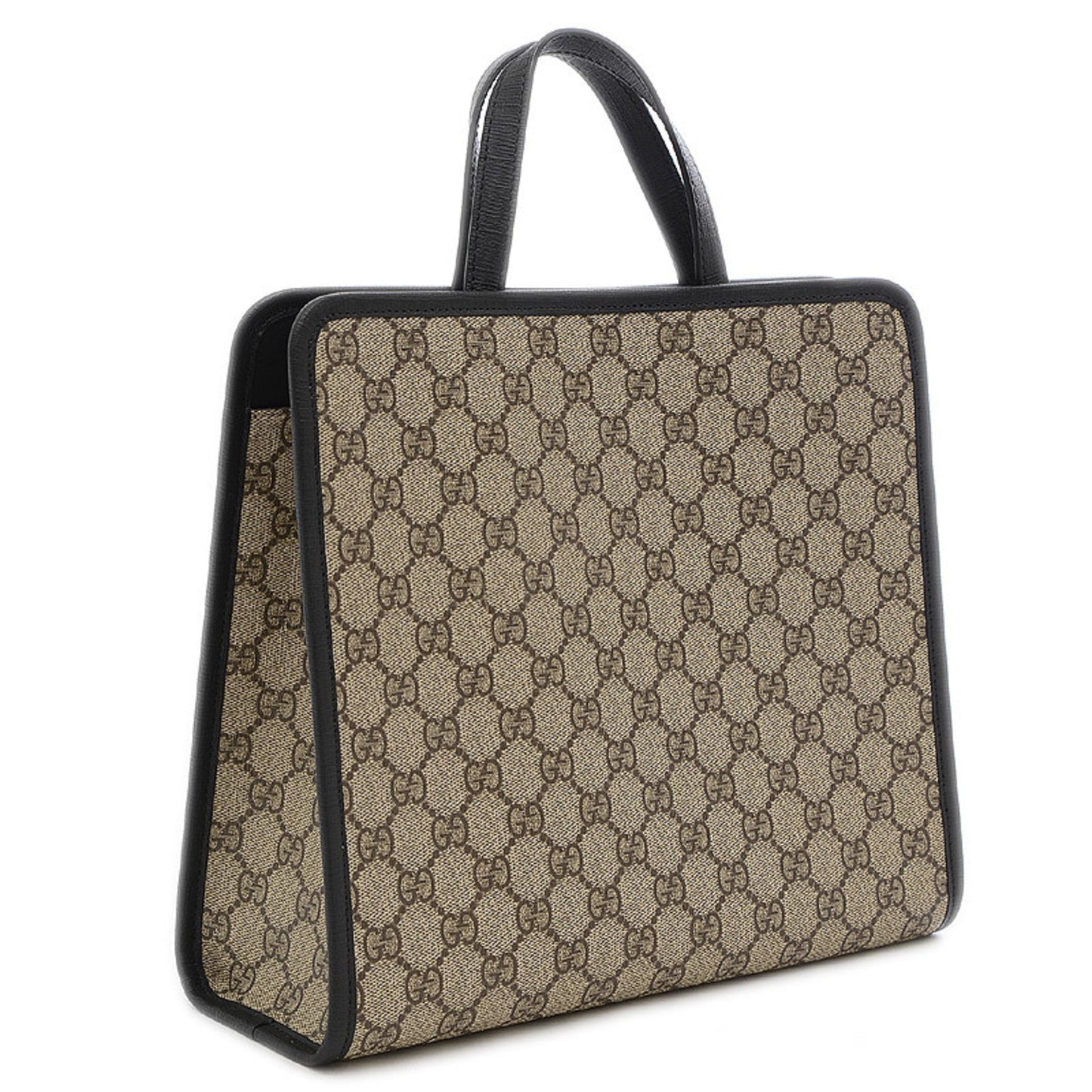 Gucci GG Pattern Children Apple Tote Bag Supreme Beige 648797