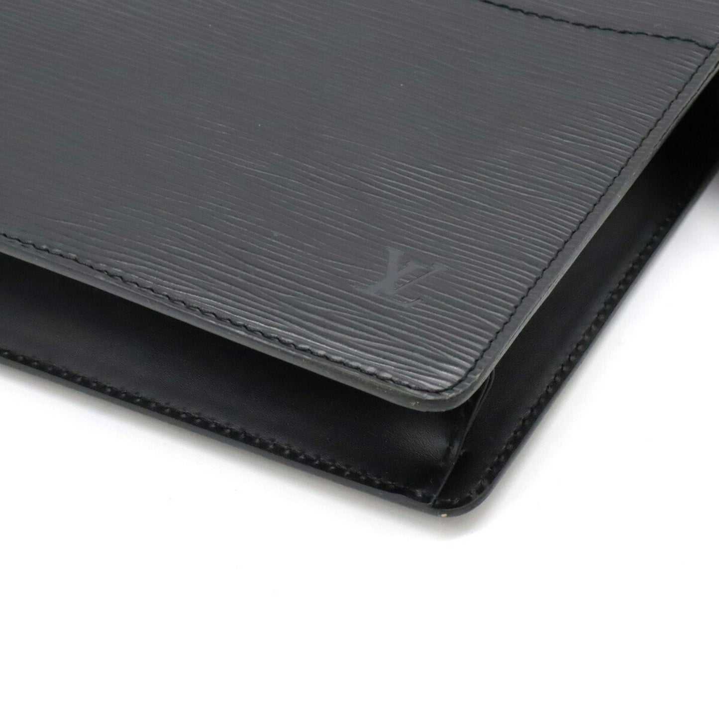 LOUIS VUITTON Epi Pochette Homme Second Bag Clutch Noir Black M52522