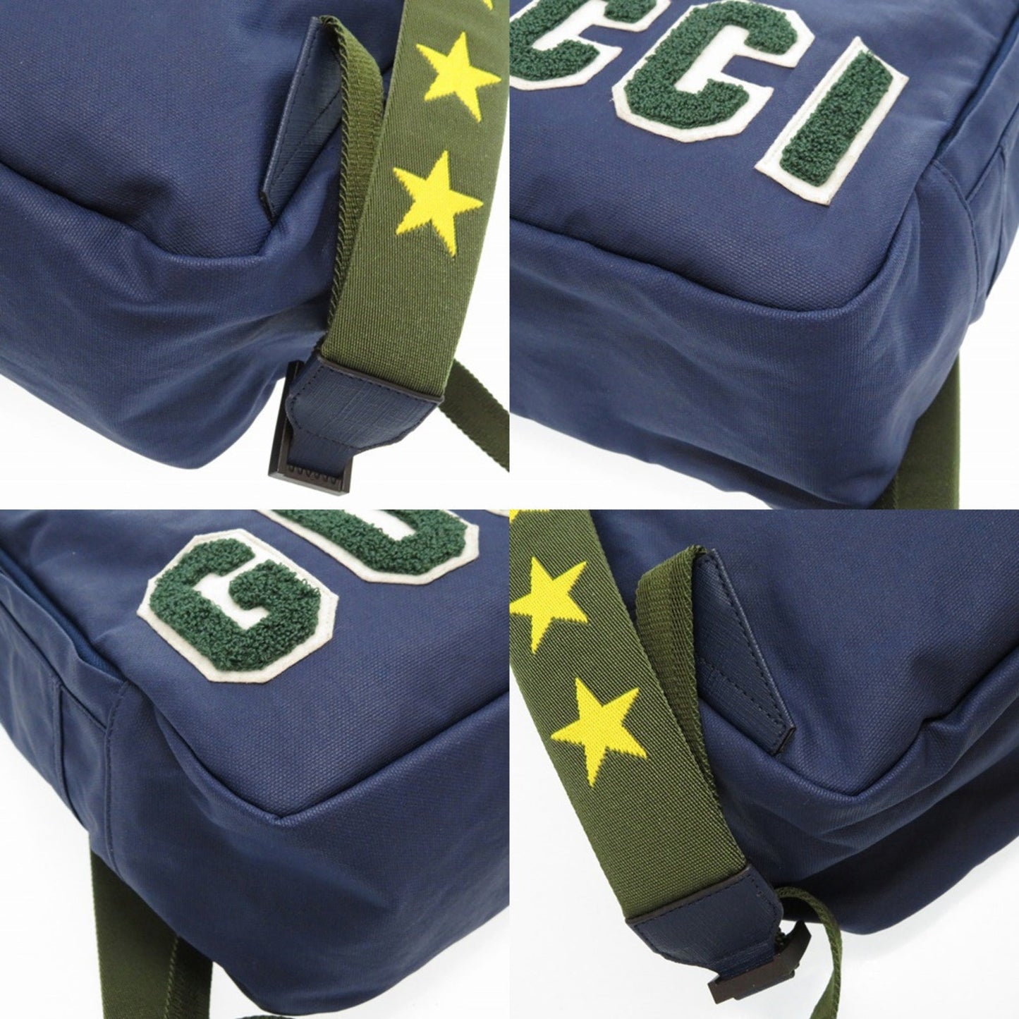 Gucci Ron Harman collaboration Sendagaya limited rucksack bag Fall Winter 2017 Collection 477875 Blue 0005GUCCI