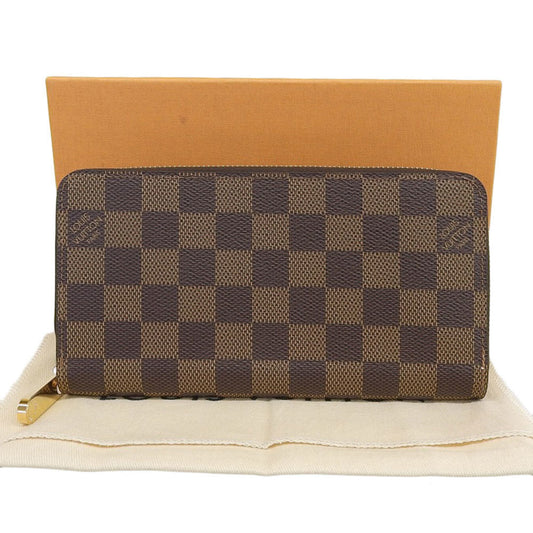 Louis Vuitton Damier Zippy Wallet Round Zipper Long Pink N60046