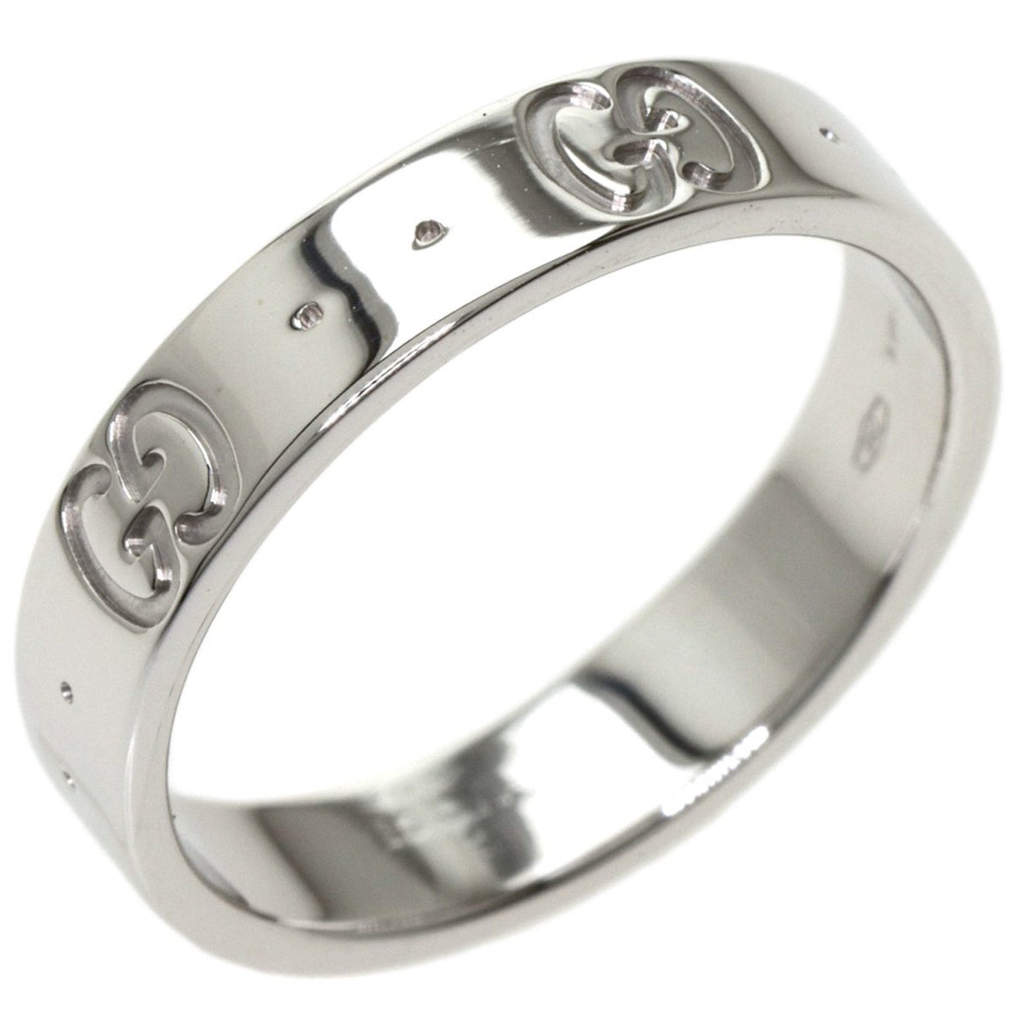 Gucci Icon #10 Ring K18 White Gold Ladies GUCCI