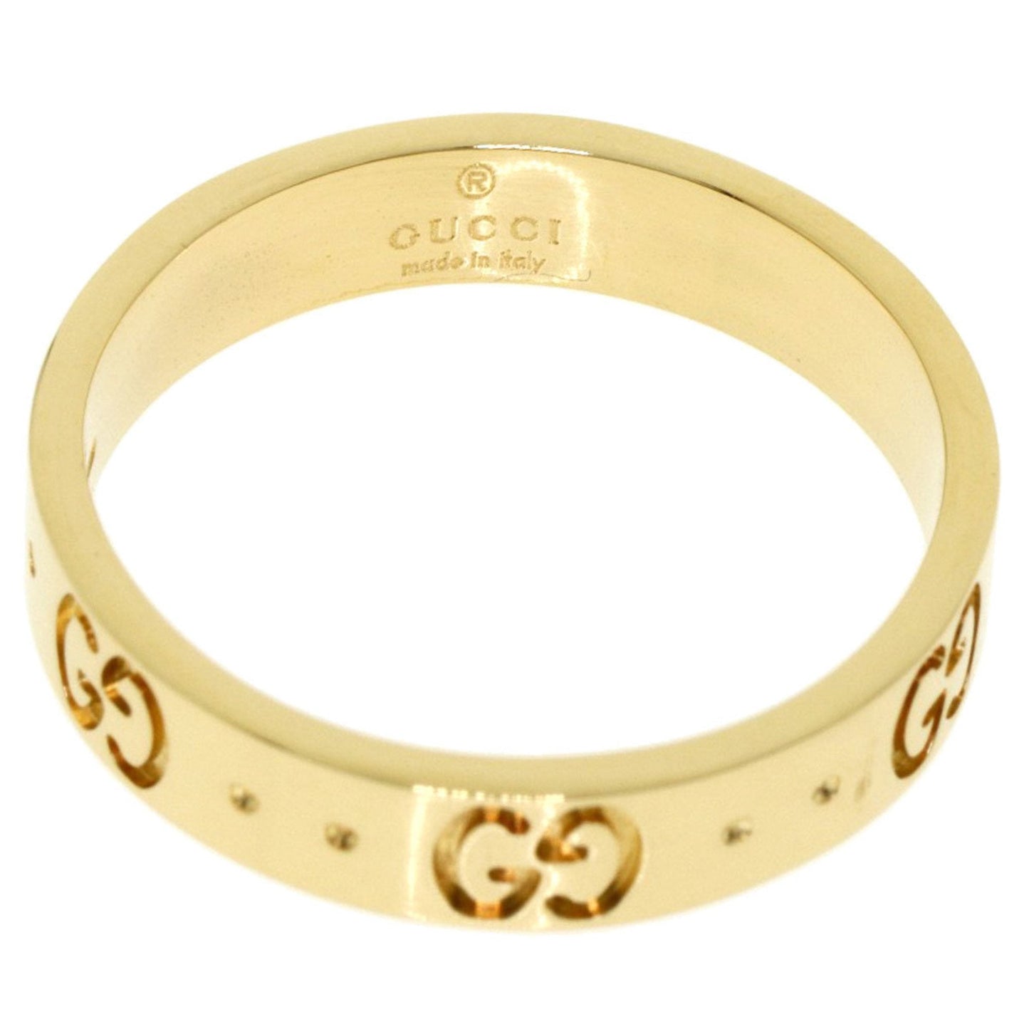 Gucci Icon #13 Ring K18 Yellow Gold Ladies GUCCI