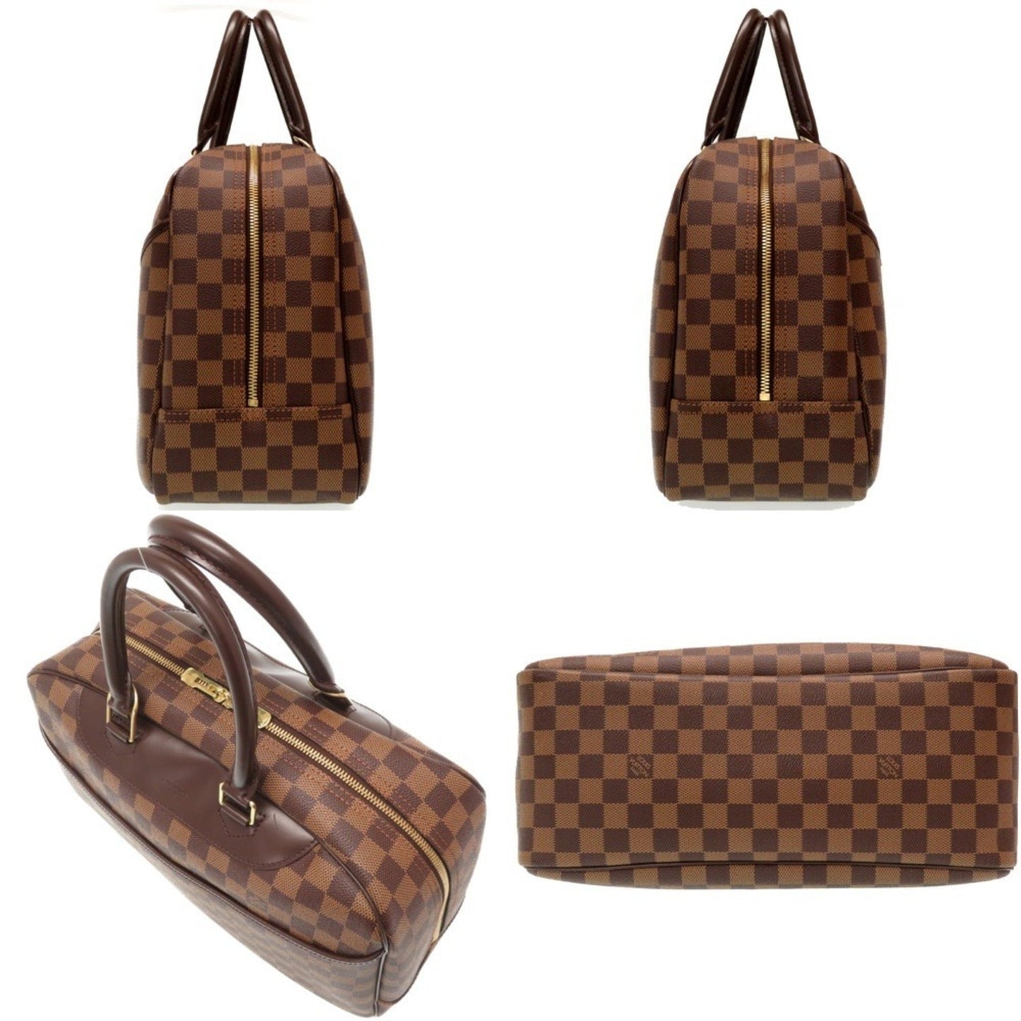 Louis Vuitton Damier Deauville N47272 Bowling Bag Handbag SP Order