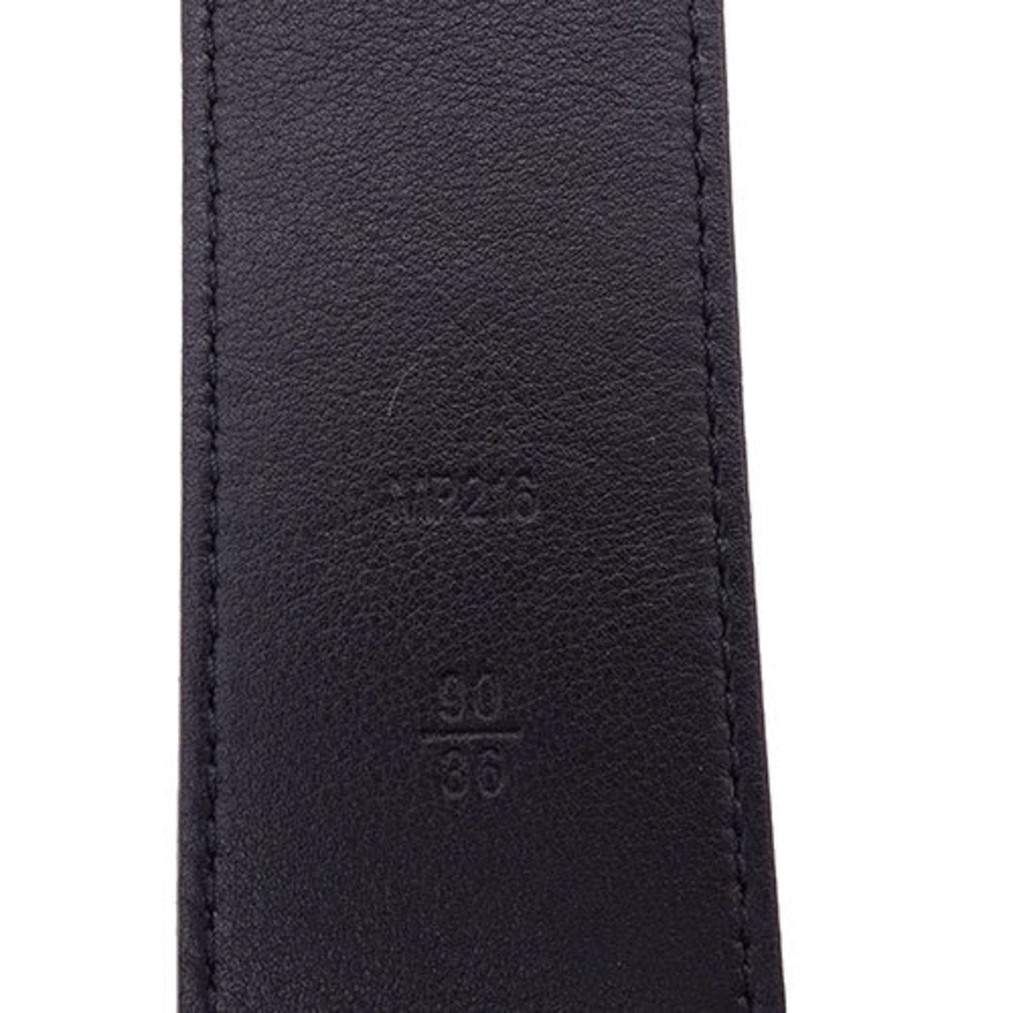 LOUIS VUITTON Belt Monogram Men's Sun Tulle LV Shape Orange MP216