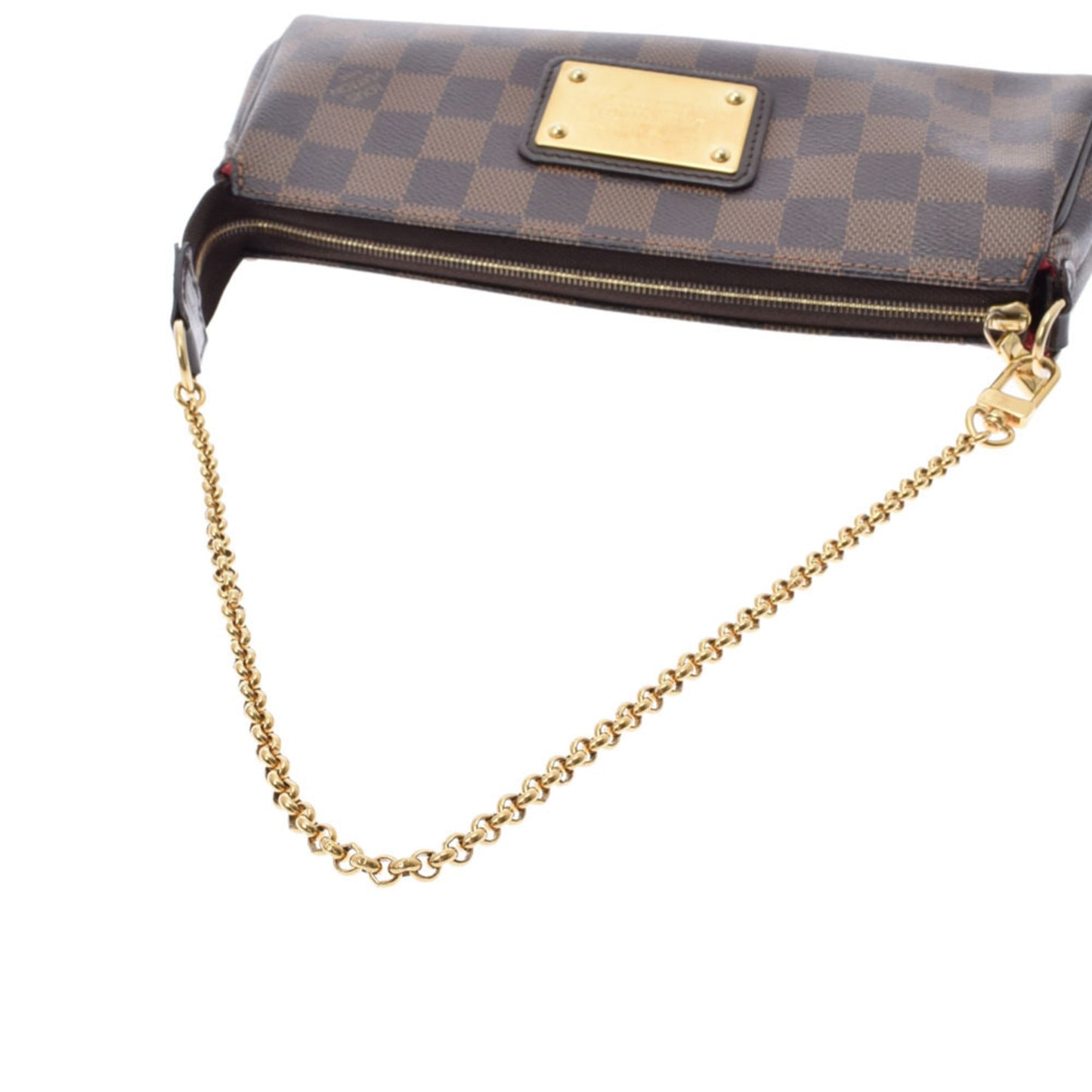 Louis Vuitton Damier Eva Brown N55213 Ladies Canvas Shoulder Bag