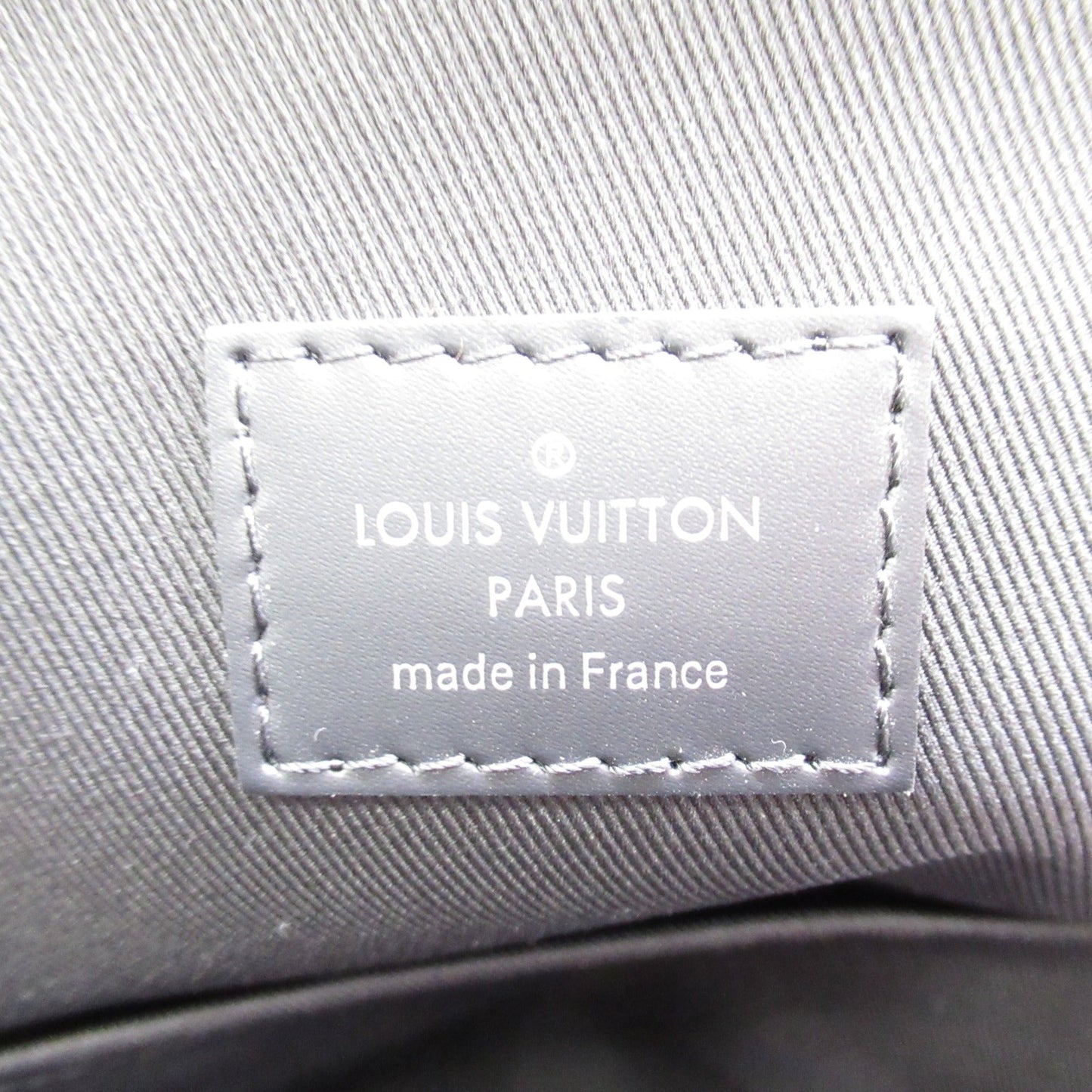 LOUIS VUITTON Avenue Sling Bag Gray Damier graphite PVC coated canvas N41719