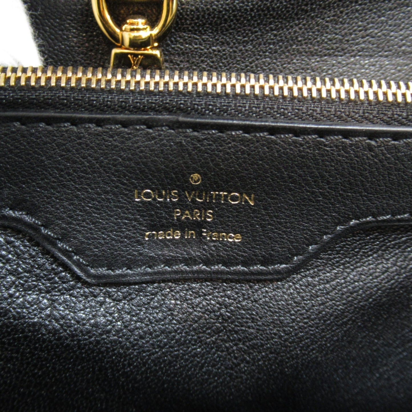 LOUIS VUITTON CapucineBB Black Gray leather