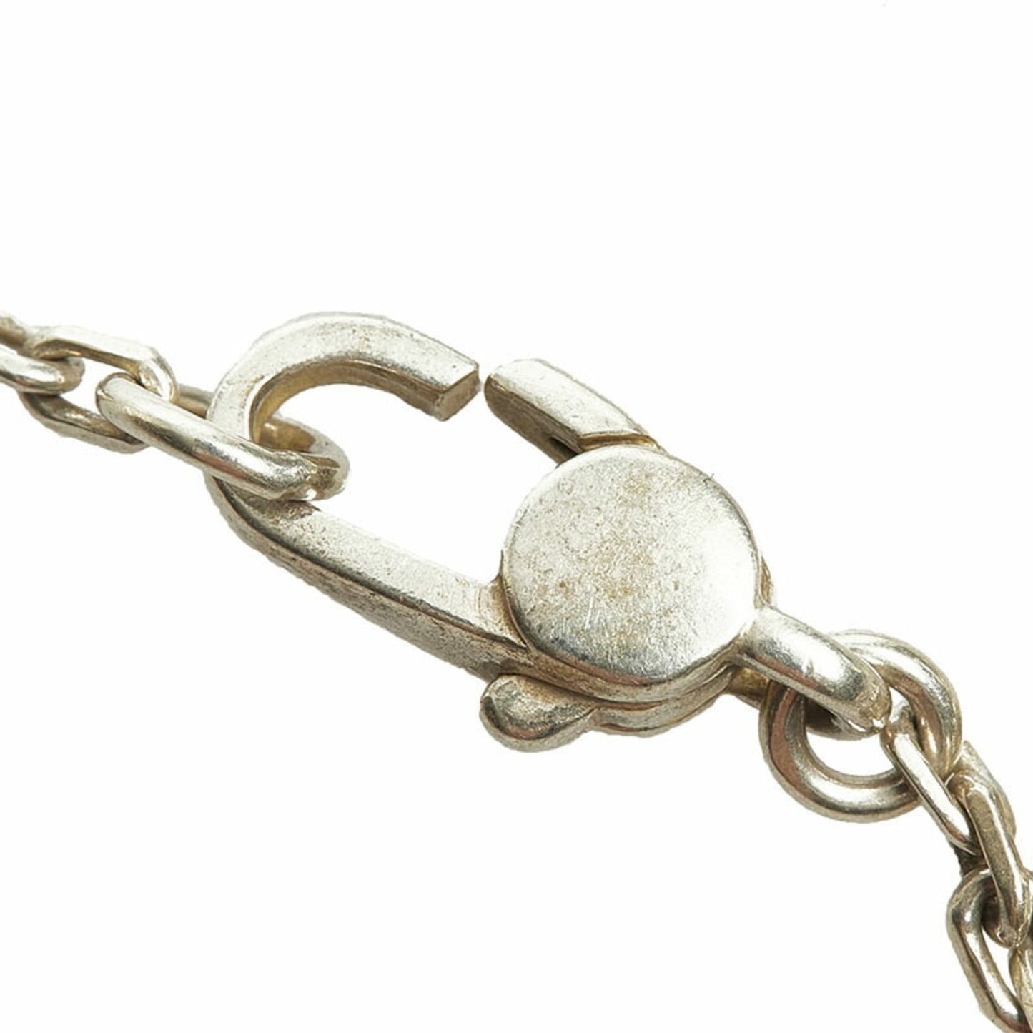 Gucci Plate Necklace Silver Metal Ladies GUCCI