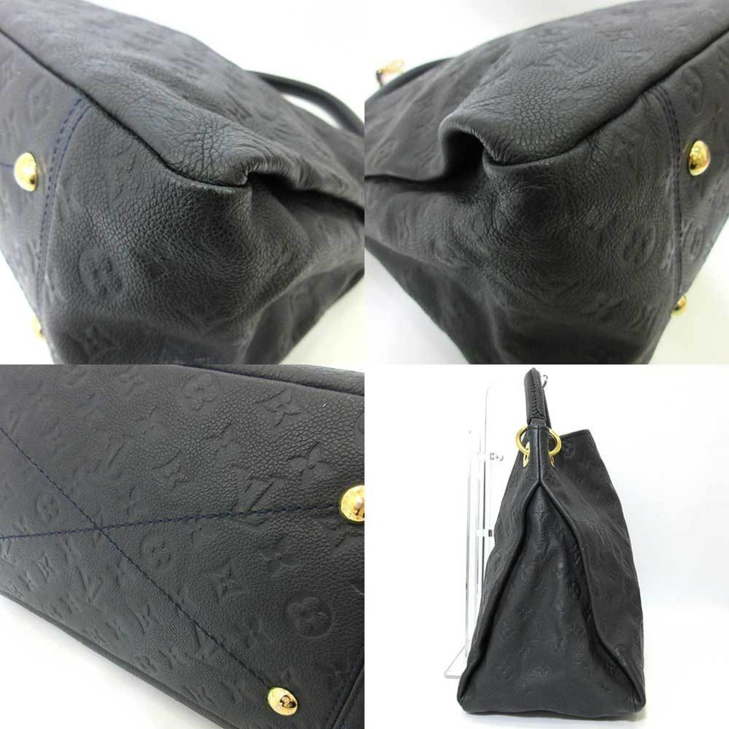 Louis Vuitton Bag Artie MM Amphini Dark Navy One Shoulder Semi-shoulder Women's Monogram Amplant M93448
