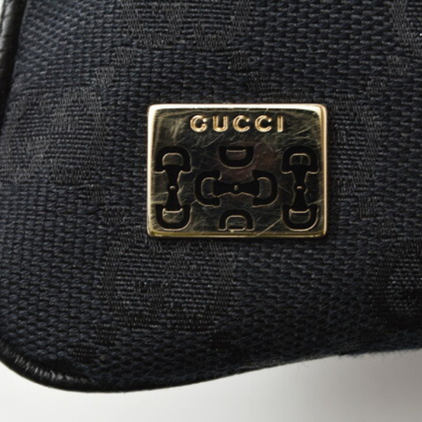 Gucci Messenger Bag Shoulder GG Canvas Black 145809