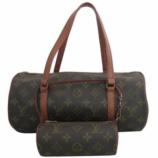 Louis Vuitton Bag Monogram Papillon Brown x Canvas Handbag with Pouch Women's M51385