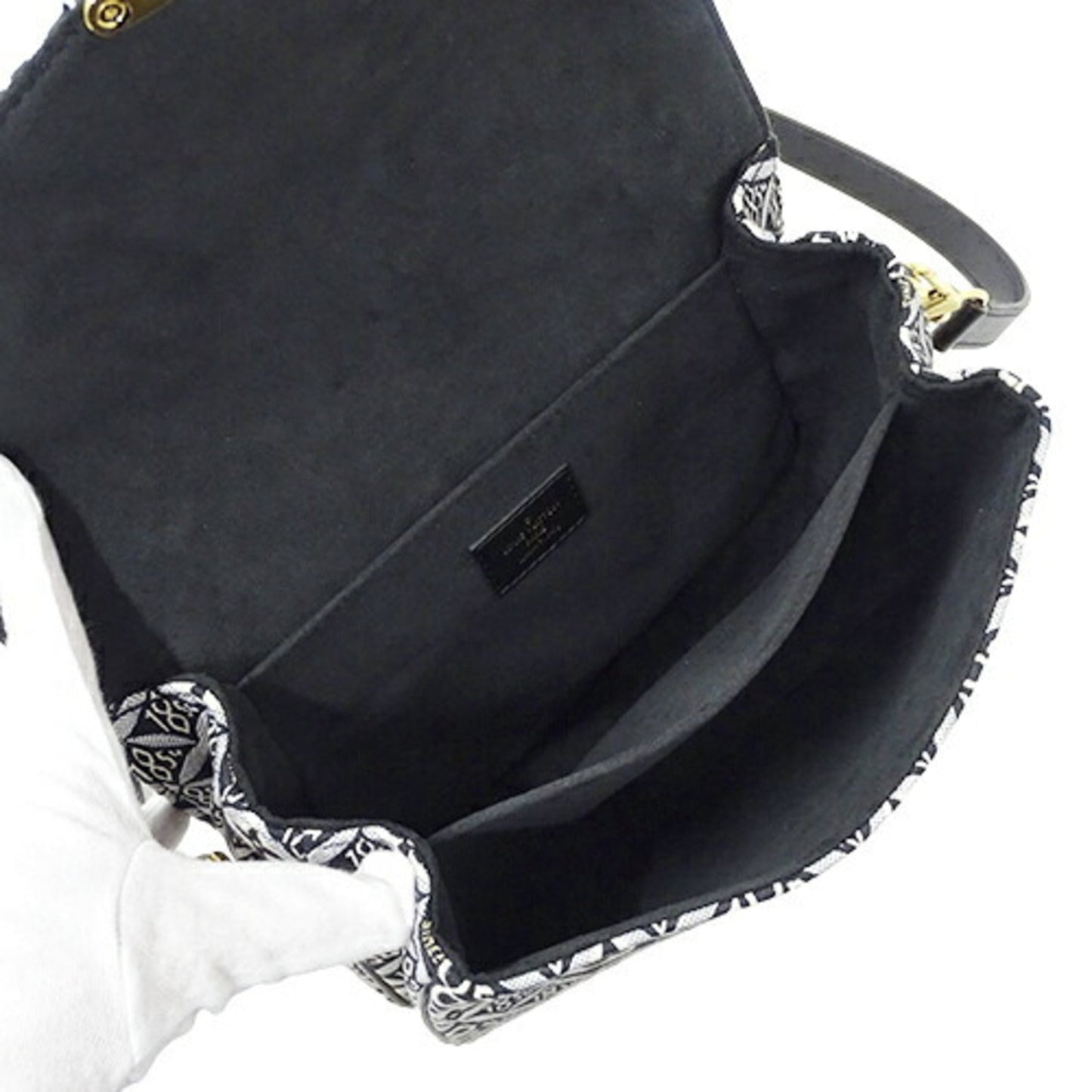 LOUIS VUITTON Bag Monogram Jacquard SINCE 1854 Ladies Handbag Shoulder Pochette Metis MM Gray M57272 2020 Collection