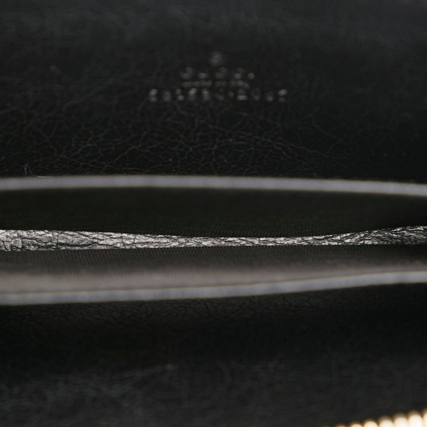 Gucci Interlocking Coin Case 581530 Black Leather Ladies GUCCI
