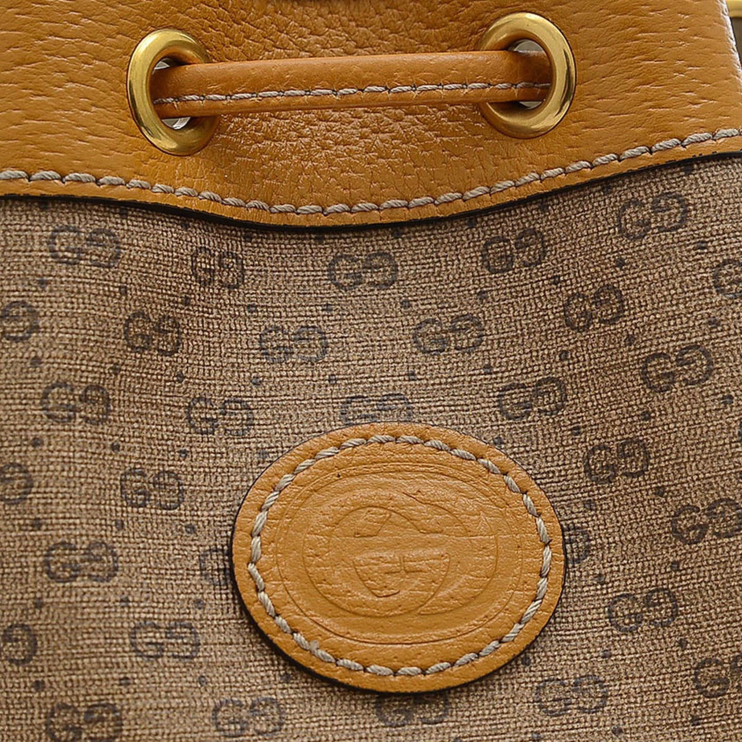 Gucci Disney Collaboration Mickey Mini GG Supreme Small Bucket Shoulder 602691