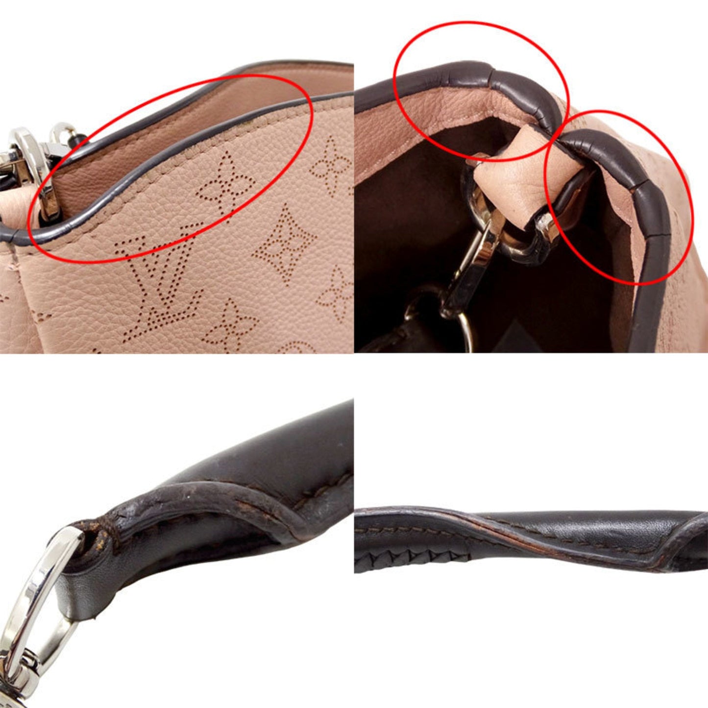 Louis Vuitton Bag Monogram Mahina Women's Handbag Shoulder 2way Babylon PM M50033 Magnolia Pink