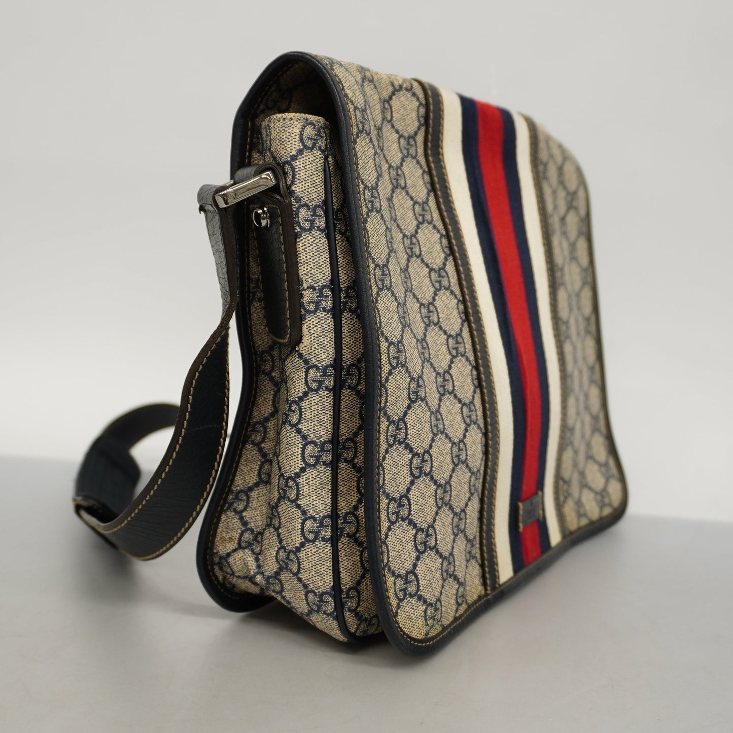 GUCCIAuth  Sherry Line Sherry 145844 Women's GG Supreme,Leather