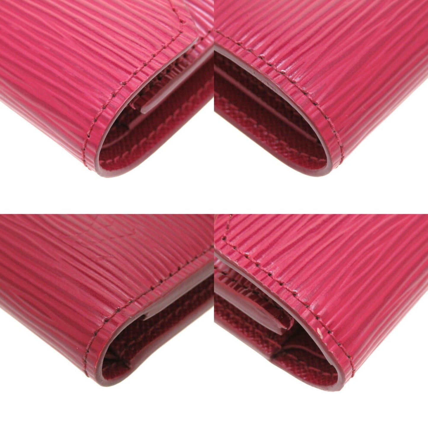 LOUIS VUITTON Epi M62171 Portefeuil Victorine Fuchsia 3-fold wallet