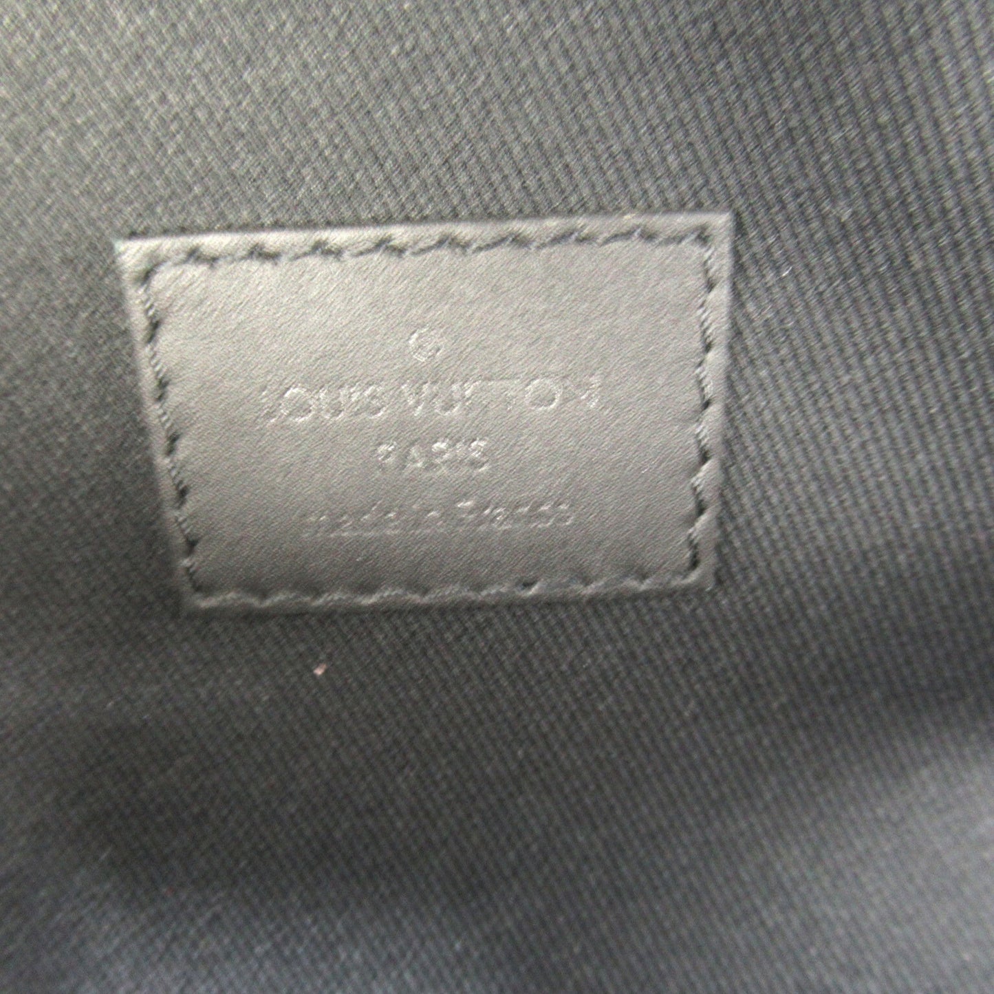 LOUIS VUITTON Bum back Black Onyx Damier Infini leather N40298