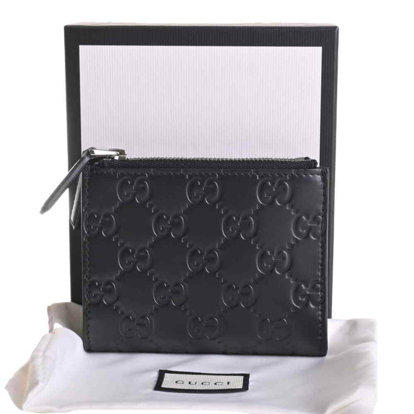 Gucci Shima Bifold Wallet Black Leather