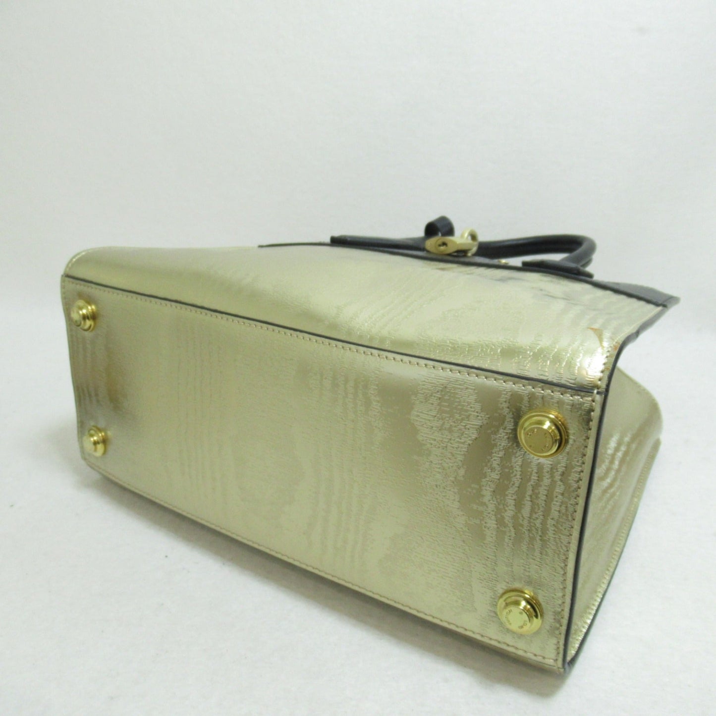 LOUIS VUITTON City Steamer PM 2wayShoulder Bag Gold Black leather M53015