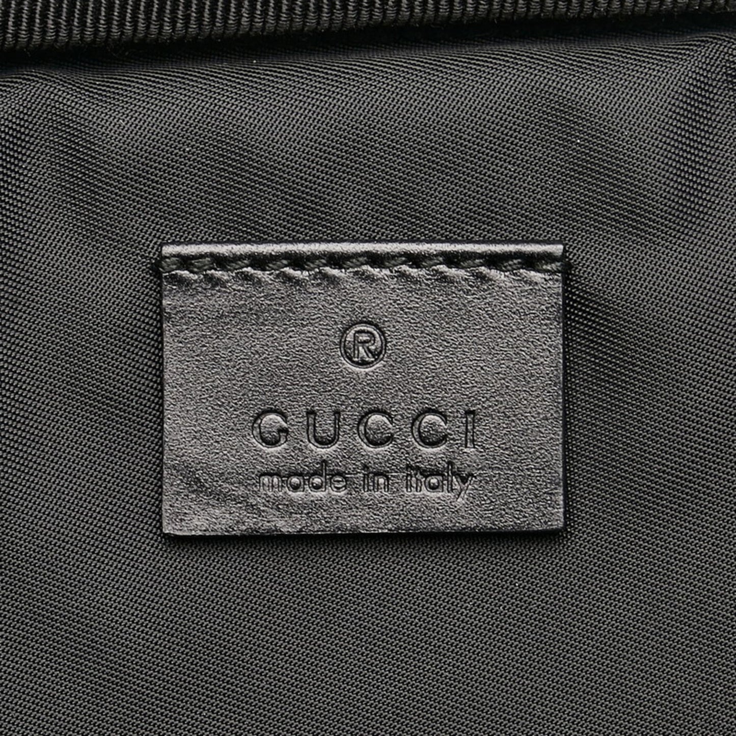 Gucci Embroidered Tiger Clutch Bag Laptop Case 473884 Black Canvas Ladies GUCCI