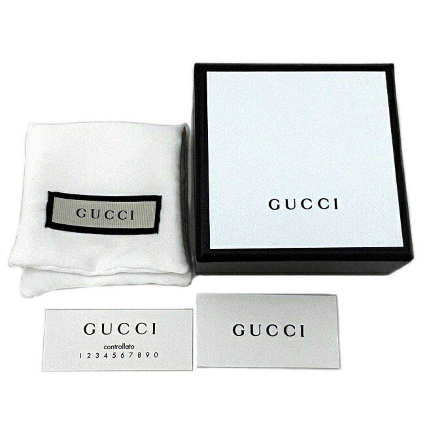 Gucci Bangle Silver Ag 925 GUCCI Bracelet Square Breath Unisex