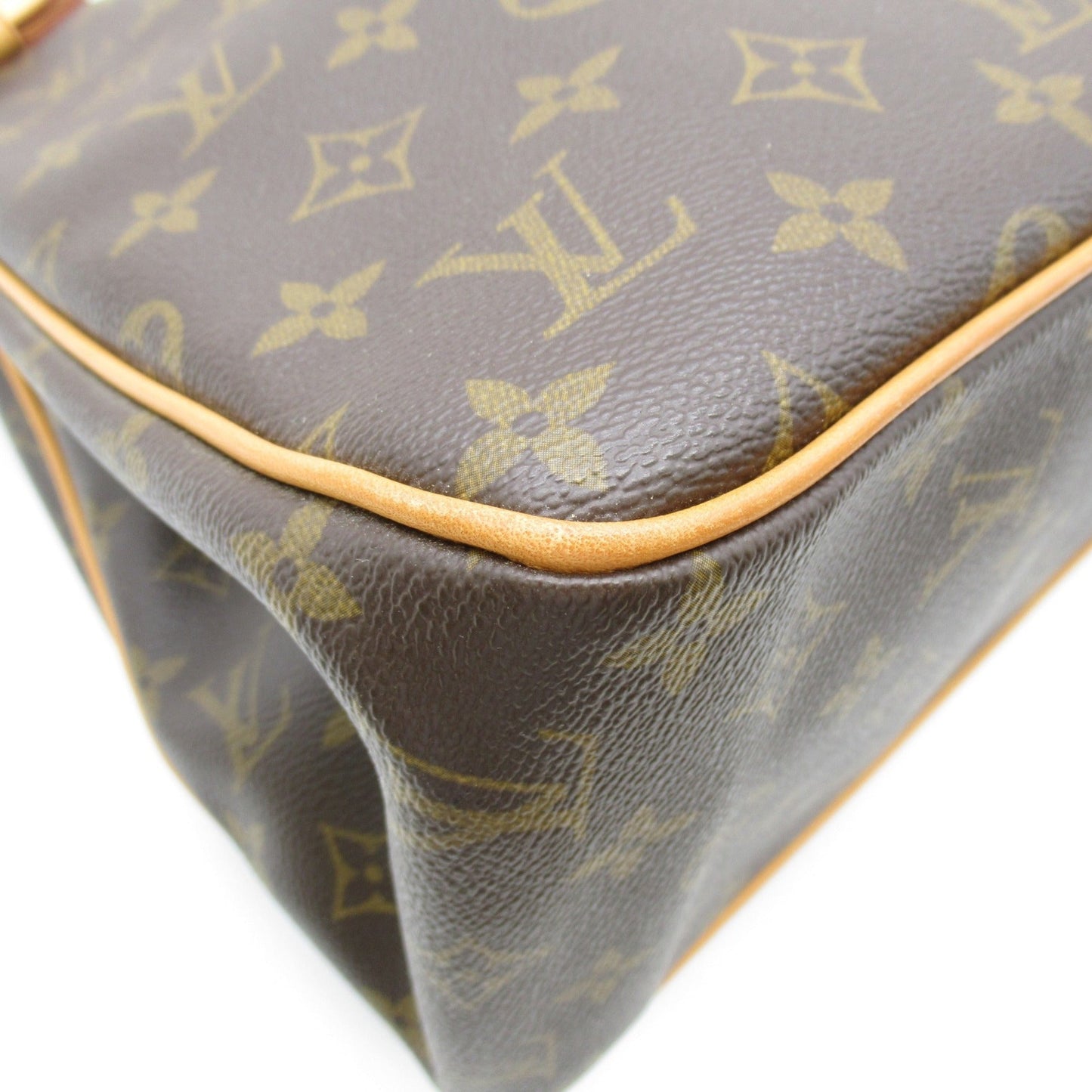 LOUIS VUITTON Batignolles Vertical Tote Bag Brown Monogram PVC coated canvas M51153