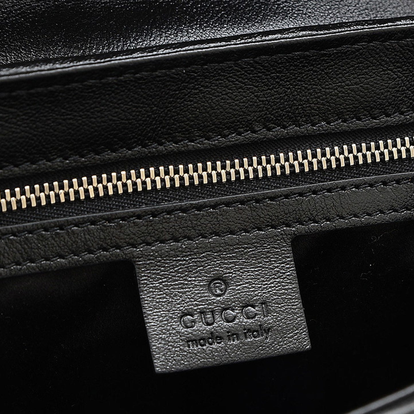 Gucci GG Marmont Small Sequin Shoulder Bag Black 443497
