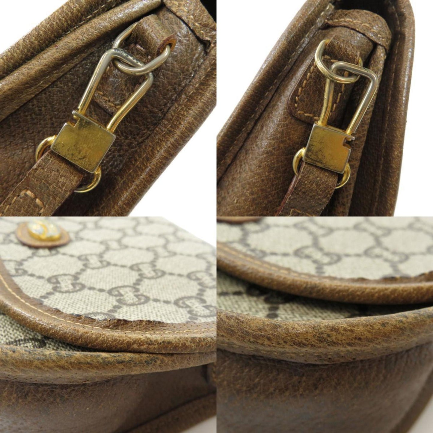 Gucci Old Plus Shoulder Bag PVC Ladies GUCCI