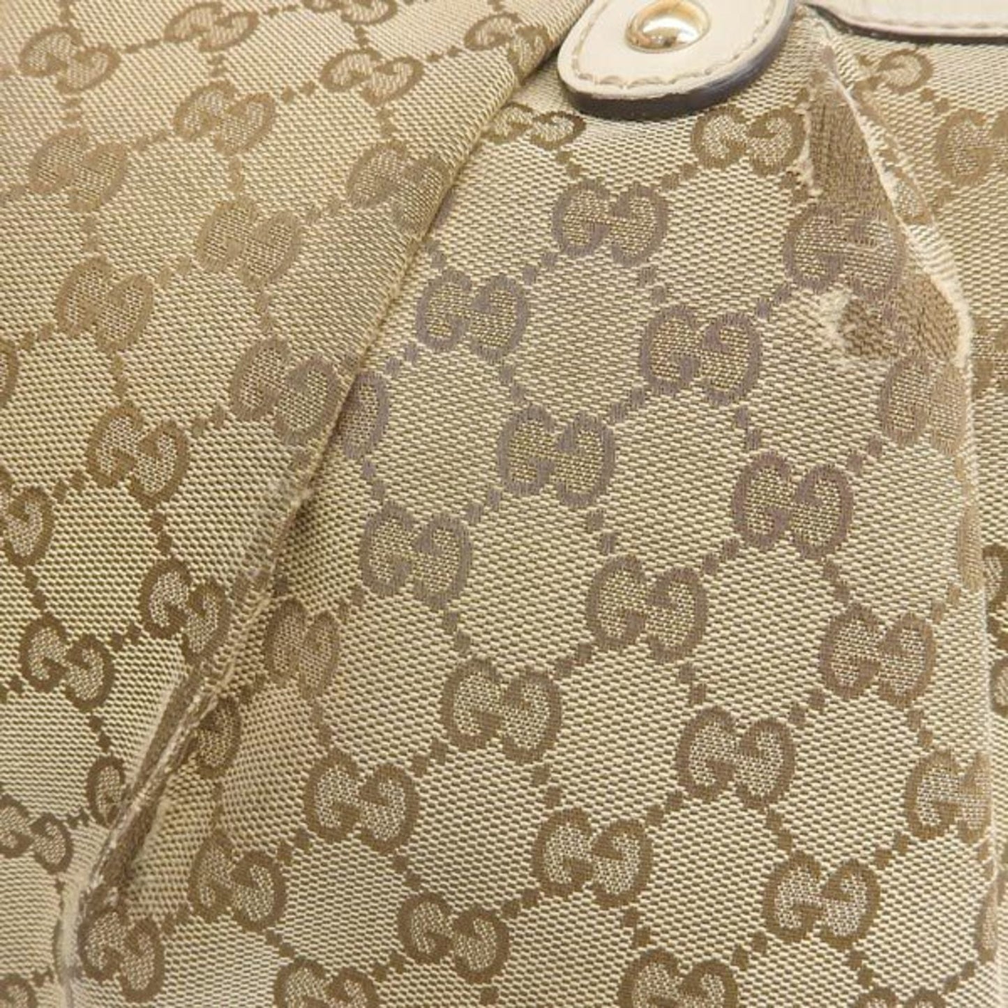 GUCCI GG Canvas Sookie 2WAY Handbag 247902 Beige/Ivory Women's