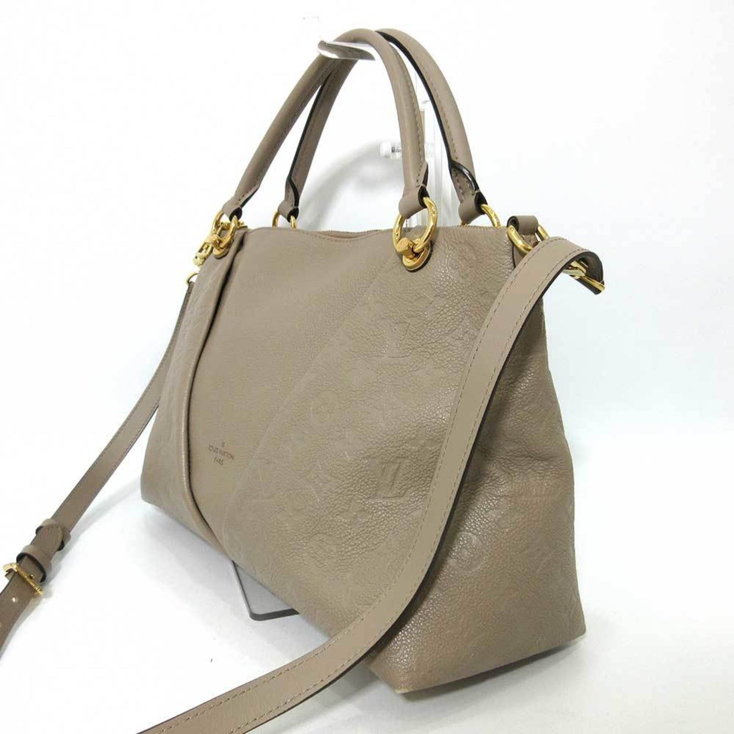 LOUIS VUITTON Bag V Tote MM Tourtrail Beige Hand Shoulder Women's Monogram Implant M44884 LOUISVUITTON