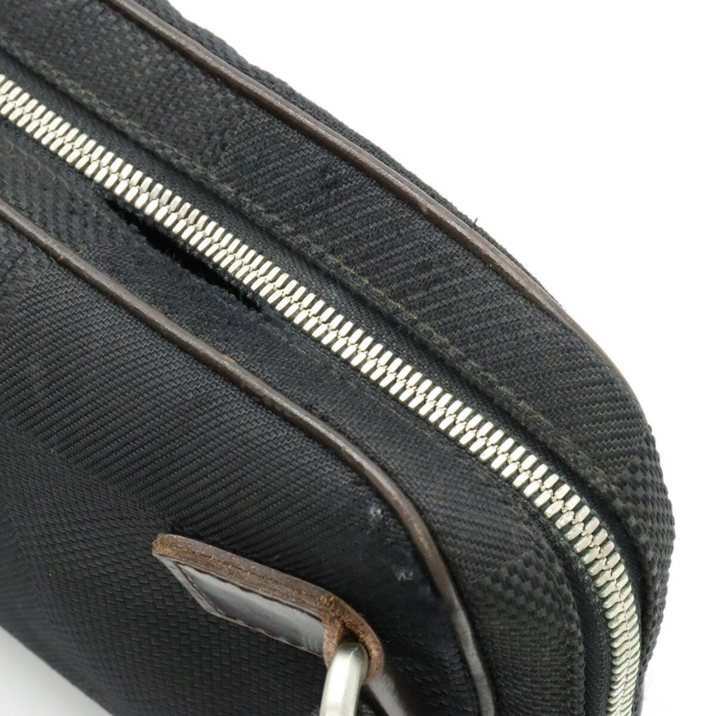 LOUIS VUITTON Damierjean Acrobatic Body Bag Waist Canvas Noir Black M93620