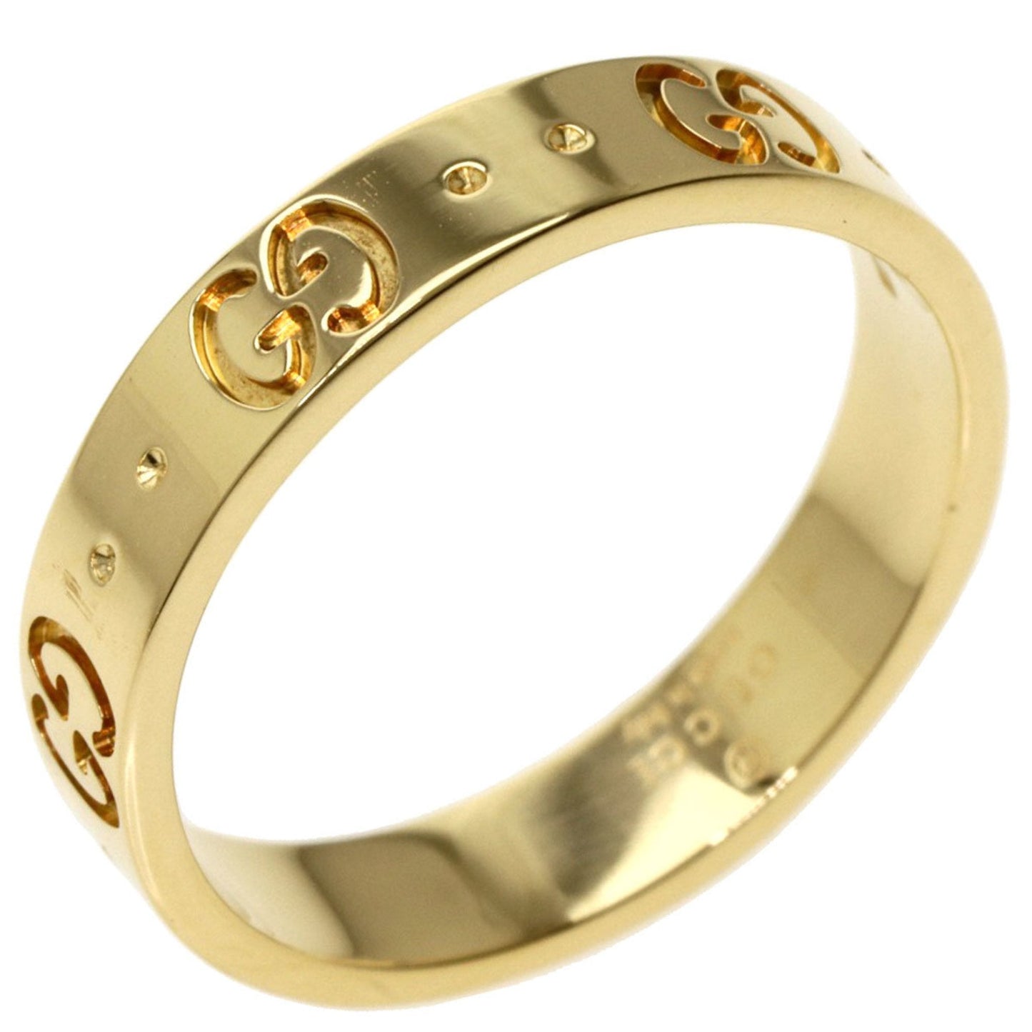 Gucci Icon #13 Ring K18 Yellow Gold Ladies GUCCI